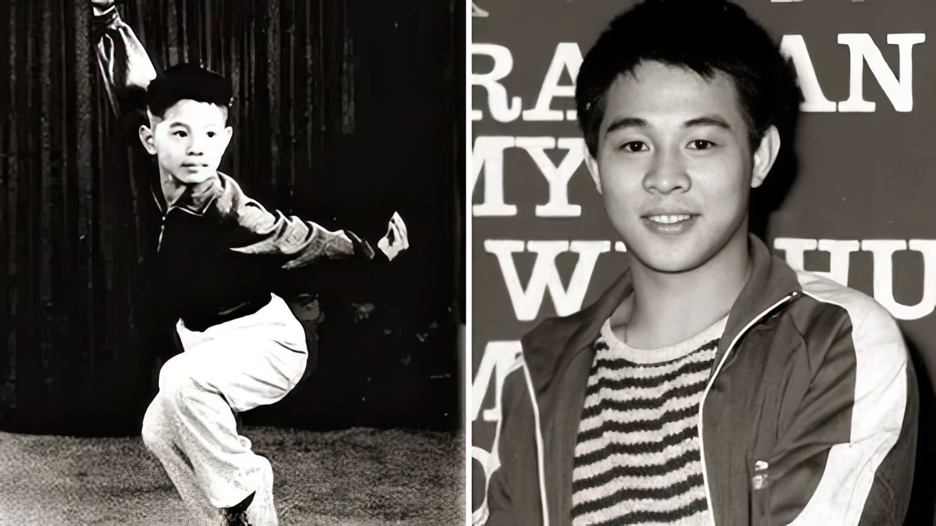 Jet Li durante l'infanzia e la giovinezza
