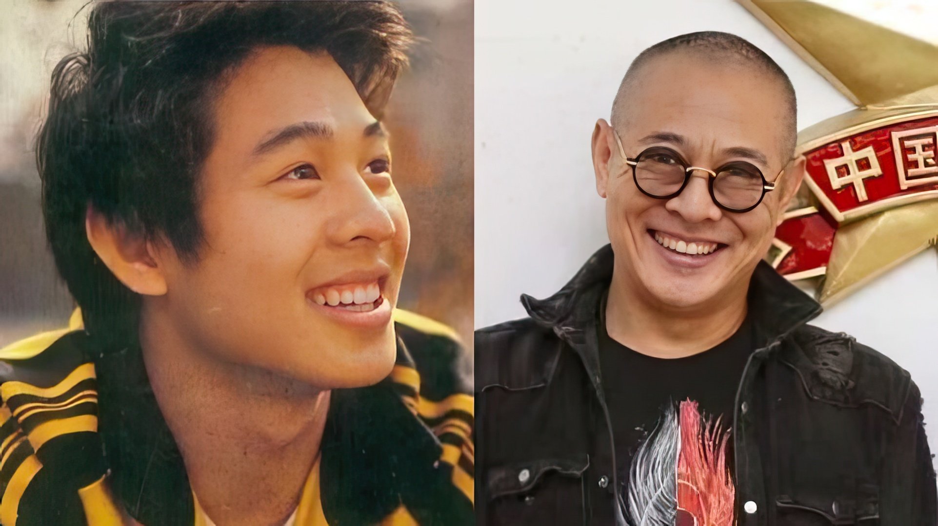 Jet Li da giovane e ora