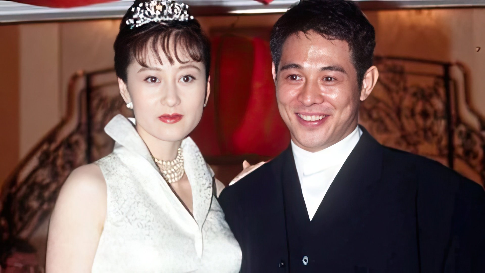Jet Li con Huang Qiuyan