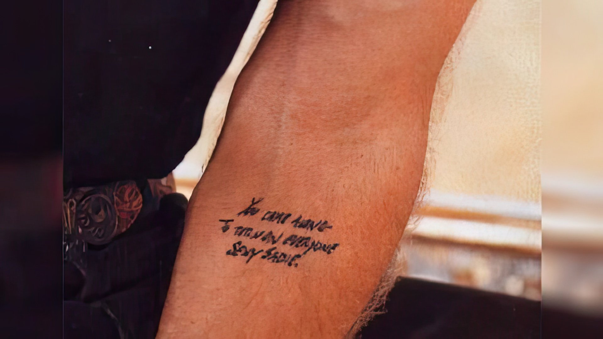 Il tatuaggio di Jude Law dedicato alla moglie