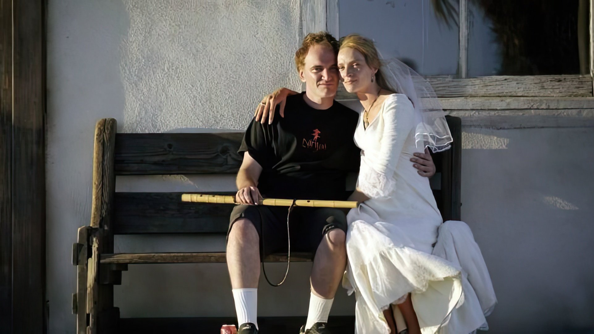 Quentin Tarantino e Uma Thurman