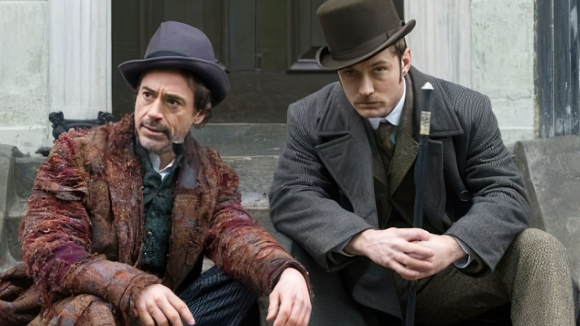 Robert Downey Jr. e Jude Law – un altro Holmes e Watson