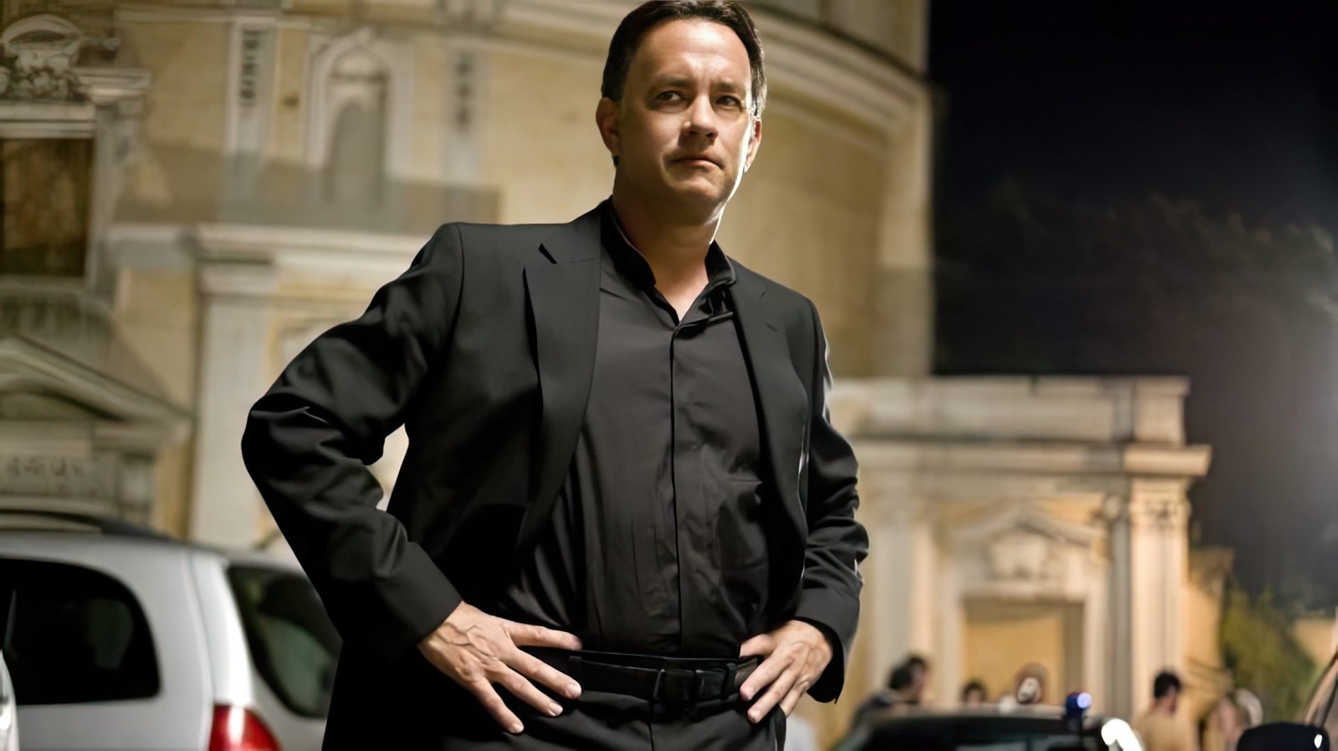 Tom Hanks nei panni del Professor Langdon