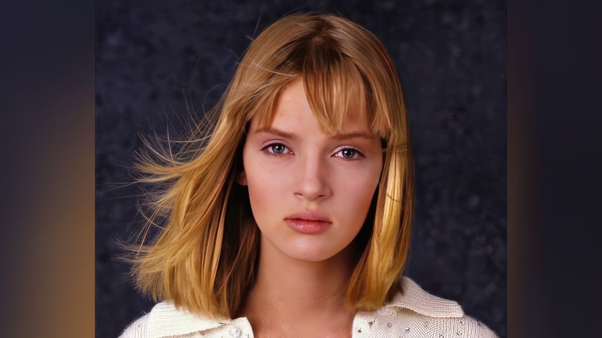 Uma Thurman in gioventù