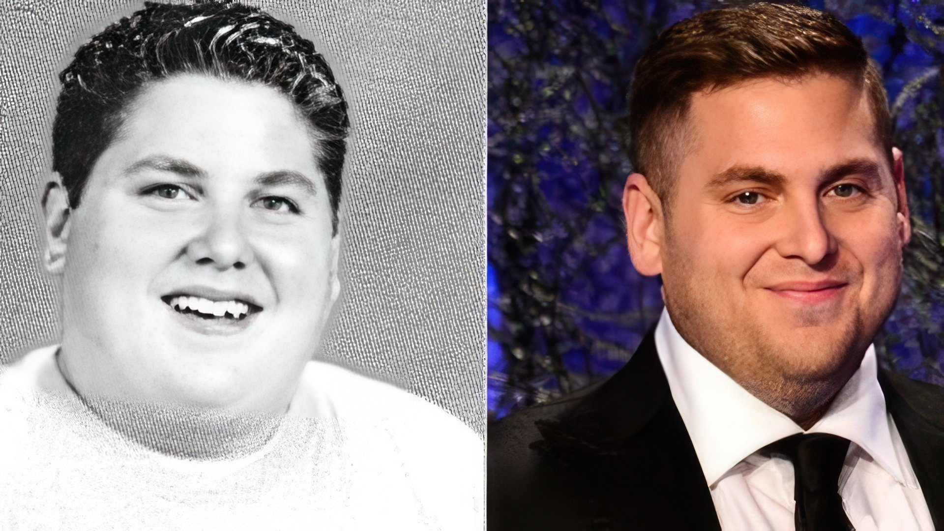 Jonah Hill in gioventù e in età matura