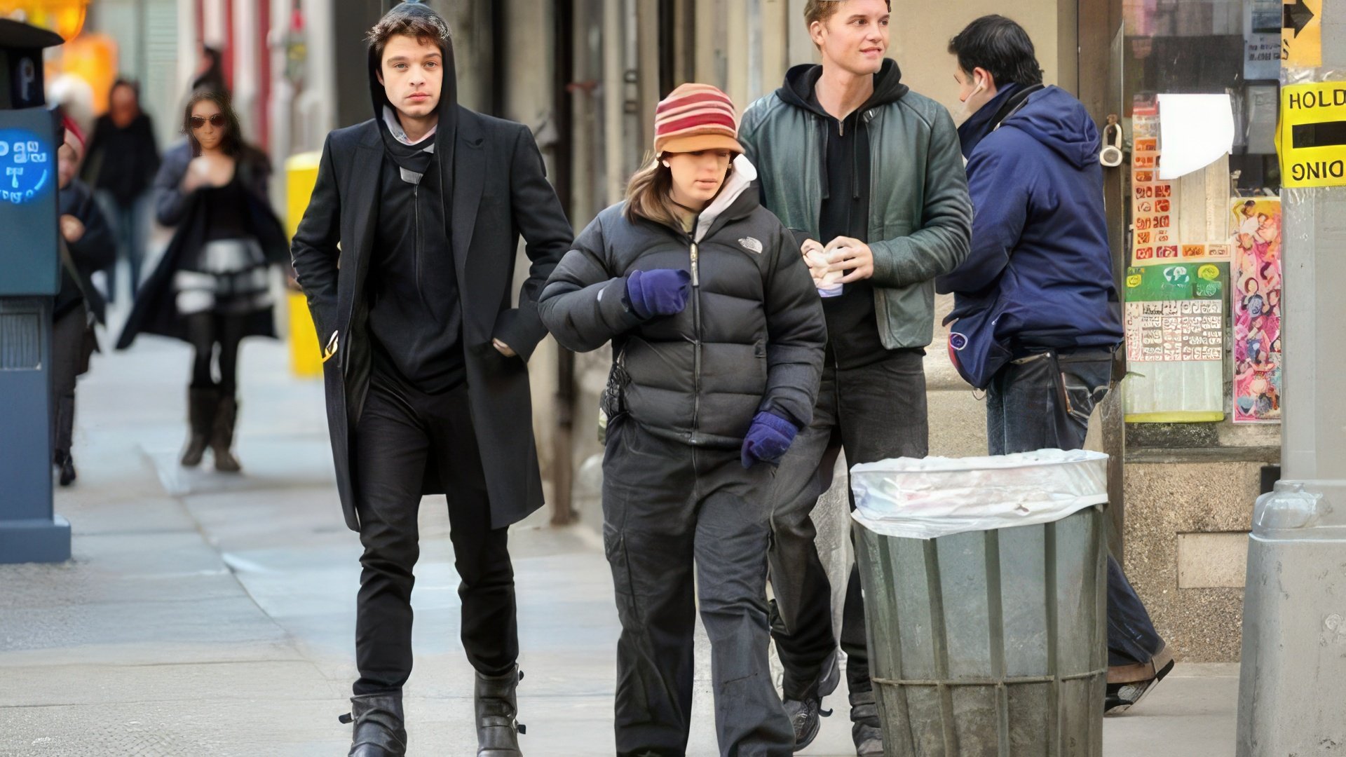 Sebastian Stan sul set di Black Swan