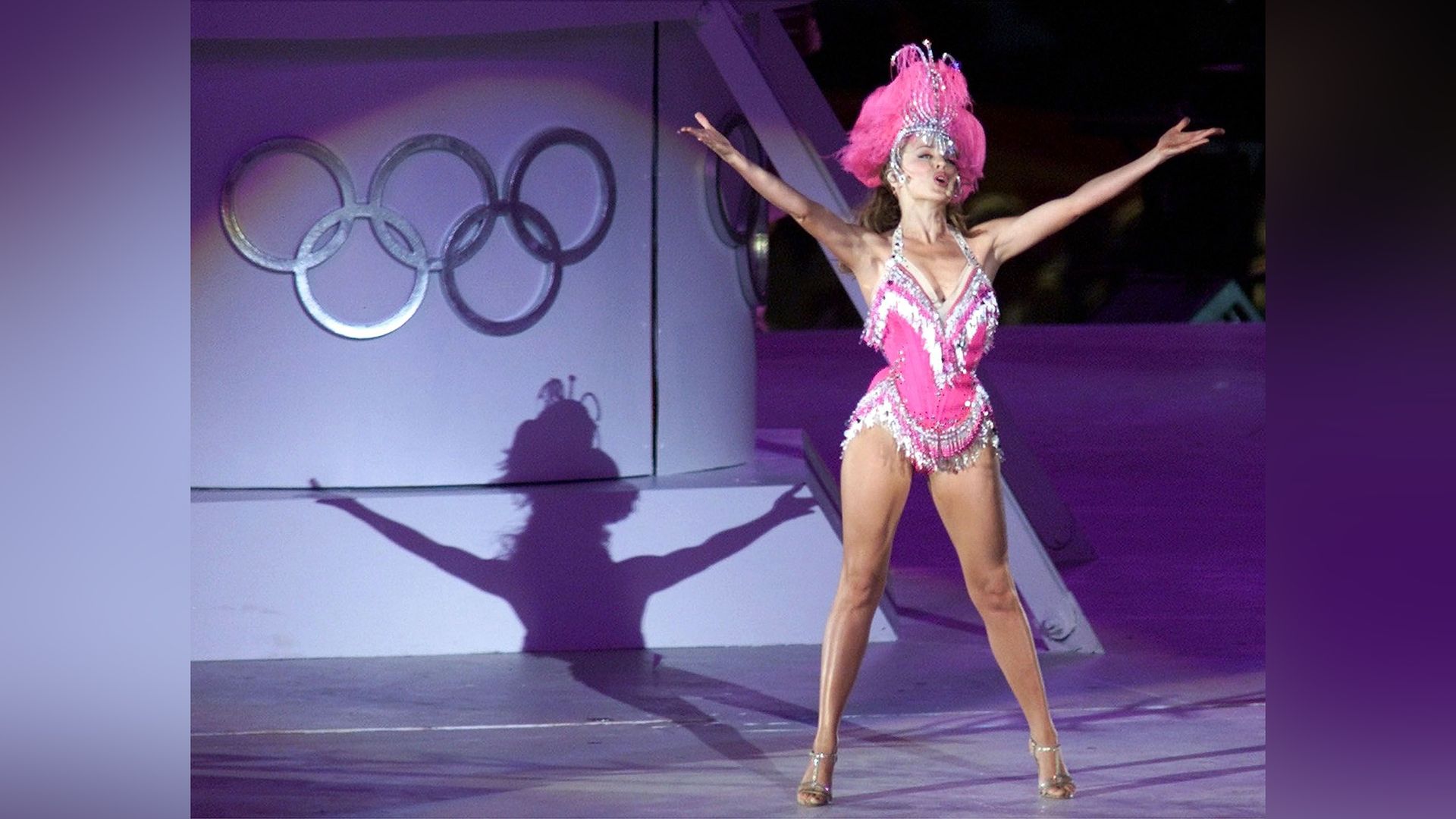 Kylie Minogue durante i Giochi Olimpici di Sydney