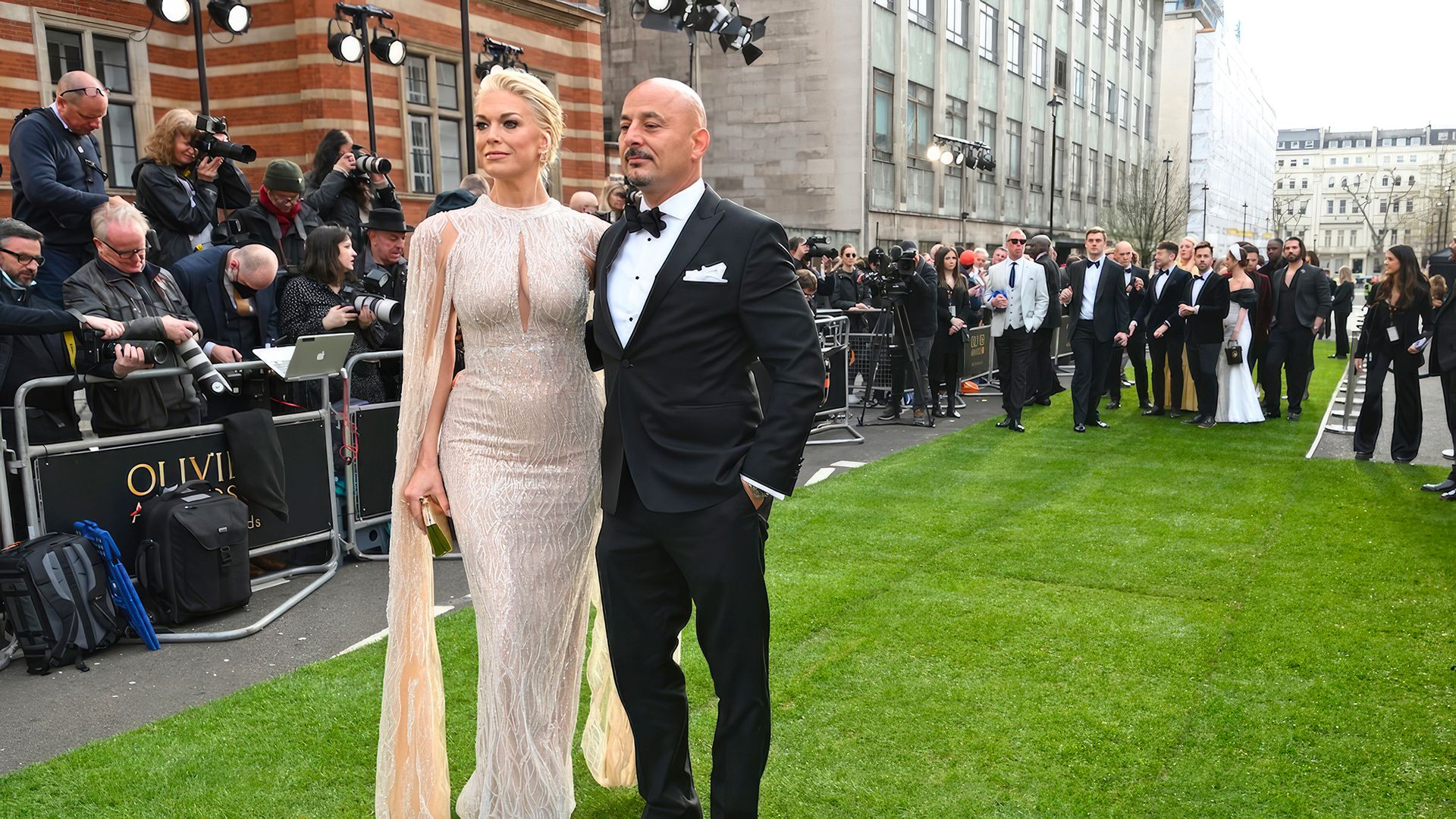 Hannah Waddingham e Gianluca Cugnetto