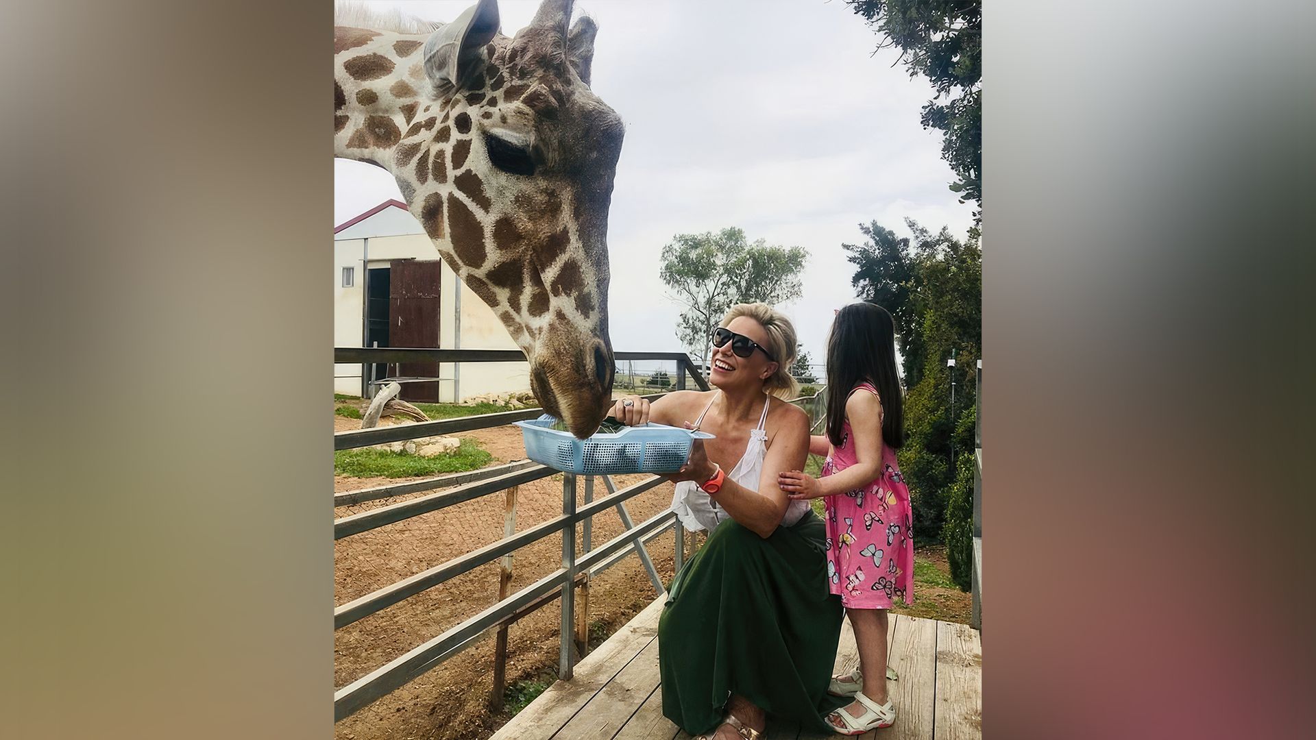 Hannah Waddingham e sua figlia