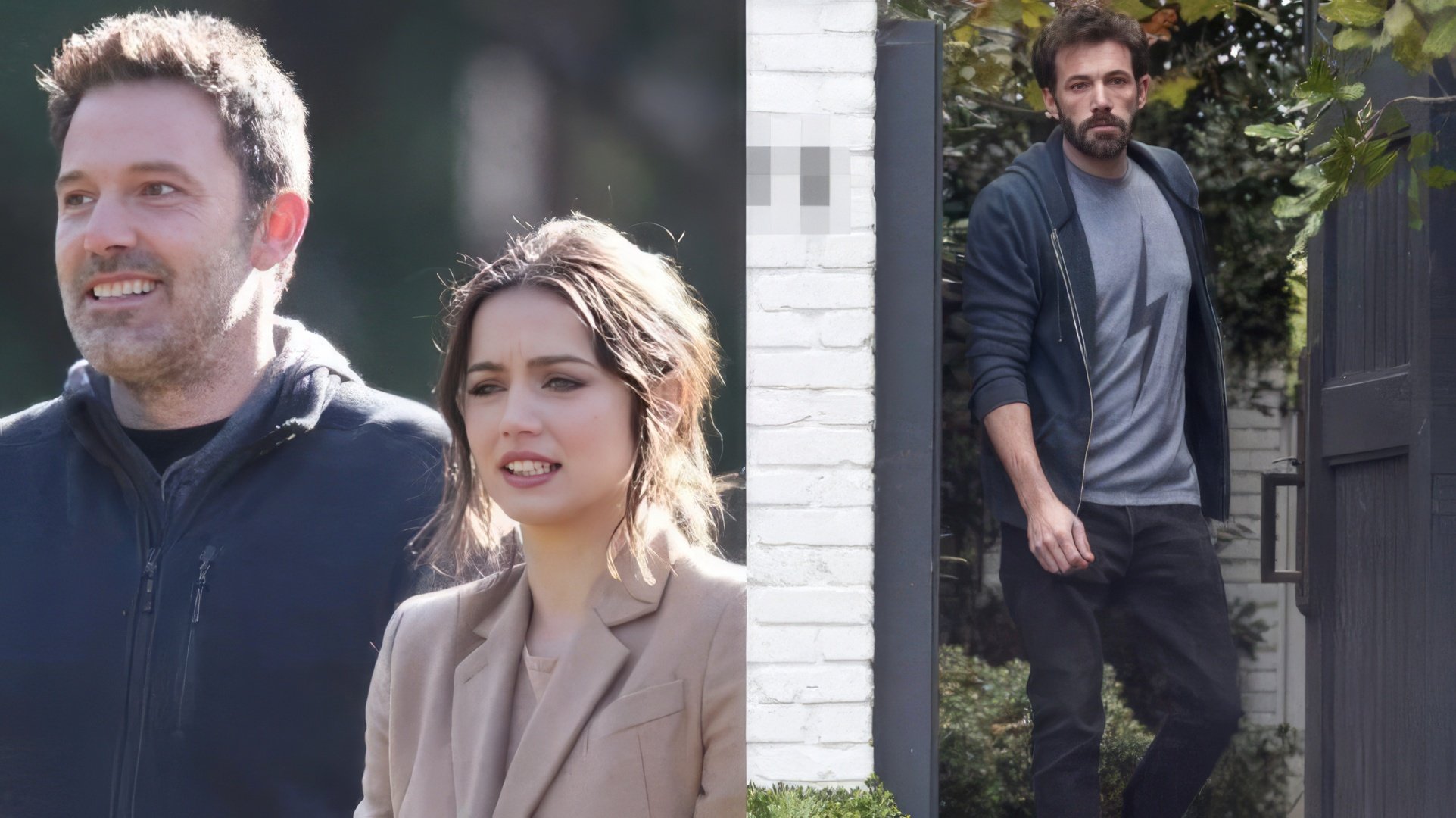 Ben Affleck prima e dopo la rottura con Ana de Armas