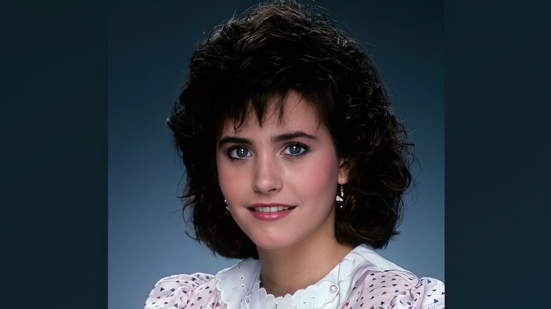 Una giovane Courtney Cox come modella
