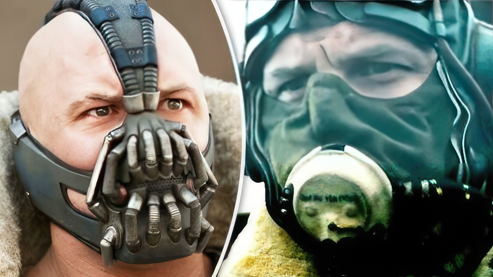 Coprire il volto di Hardy con una maschera è ormai una tradizione