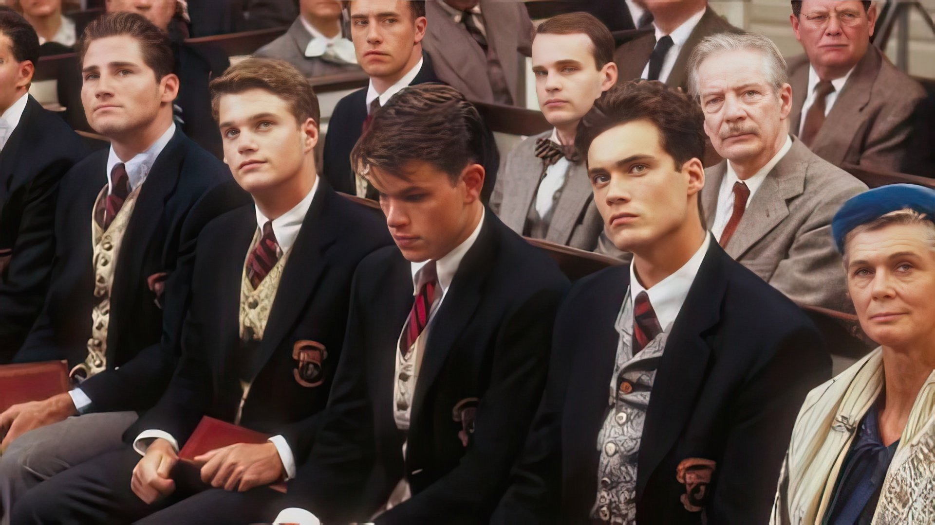 Future star. Una scena dal film "School Ties"