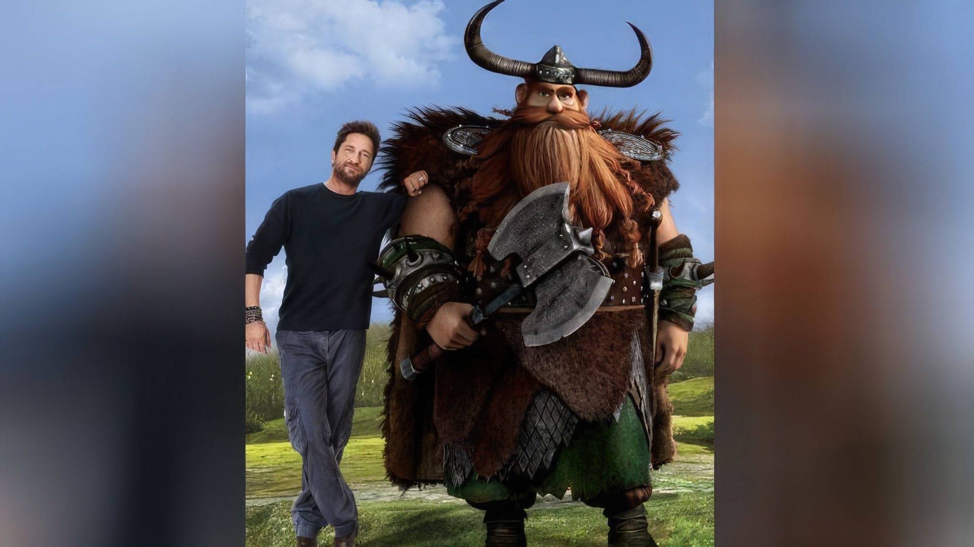 Gerard Butler ha doppiato il film d'animazione "How to Train Your Dragon: The Hidden World"