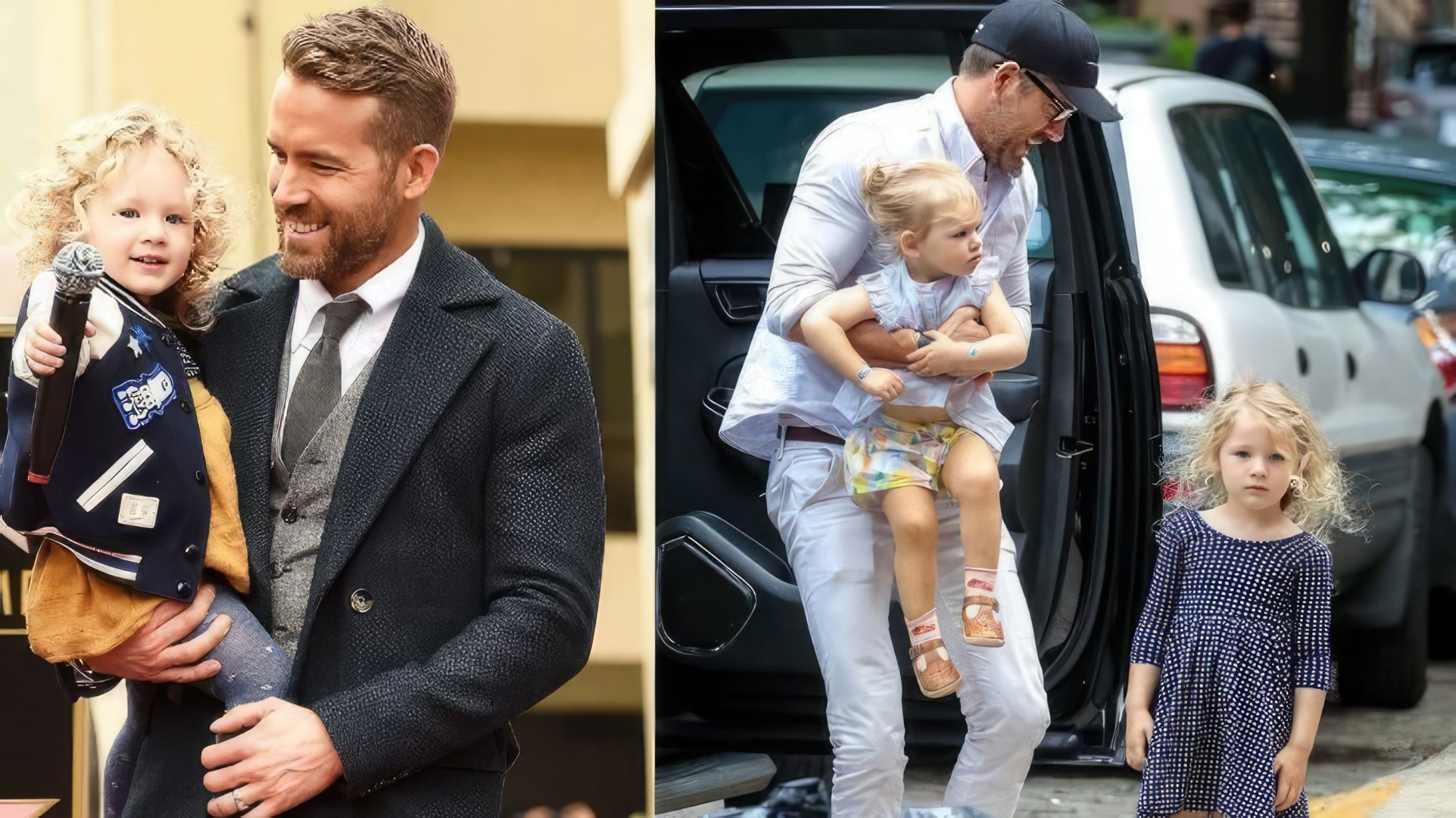 James e Inez, le figlie maggiori di Ryan Reynolds