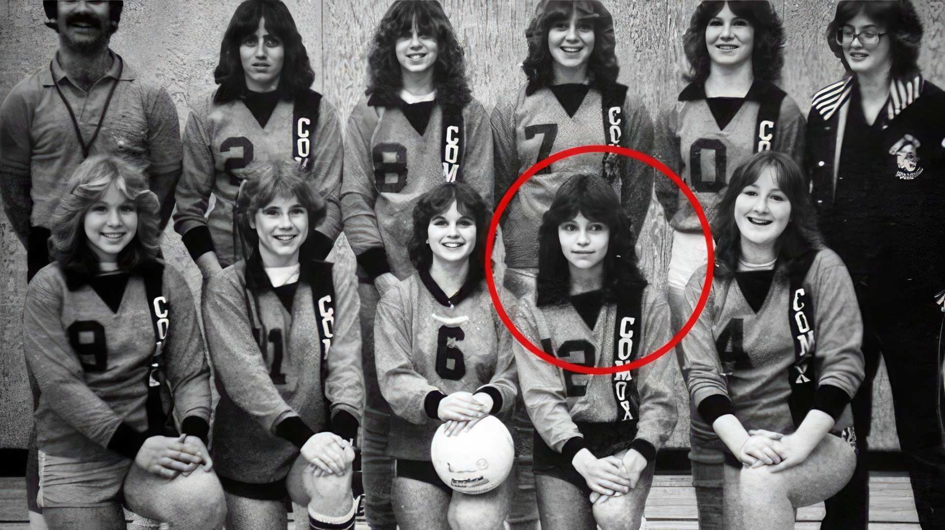 Pamela Anderson durante gli anni scolastici