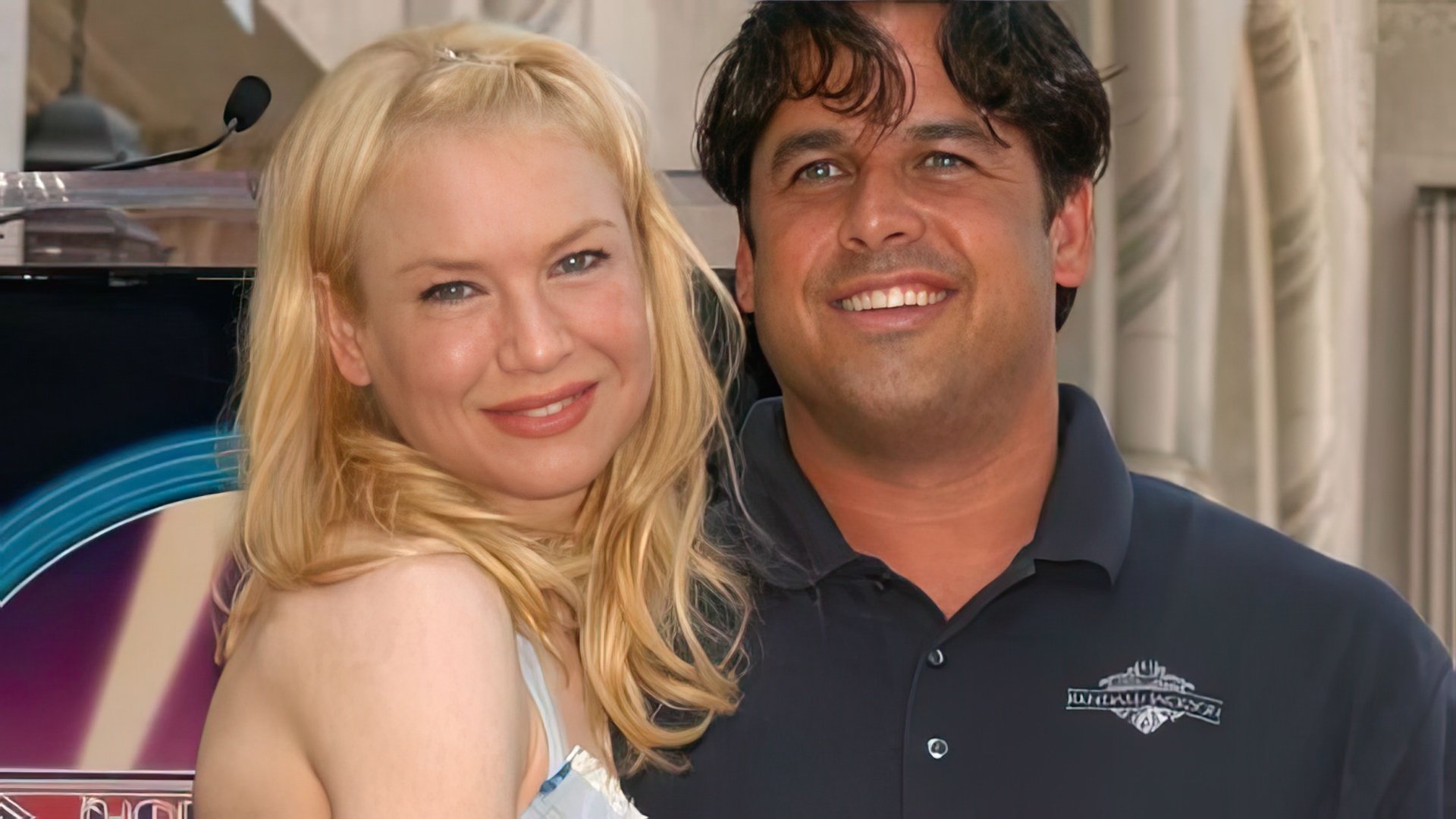 Renee Zellweger con suo fratello Andrew