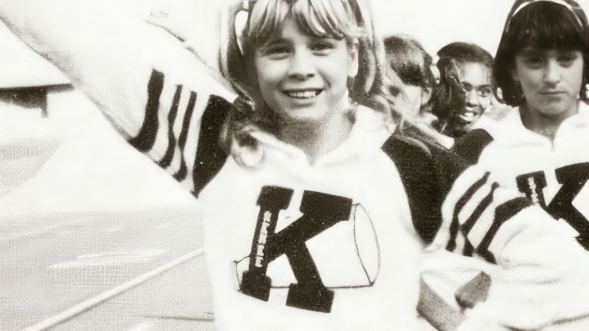 Foto scolastica di Renee Zellweger nella squadra delle cheerleader