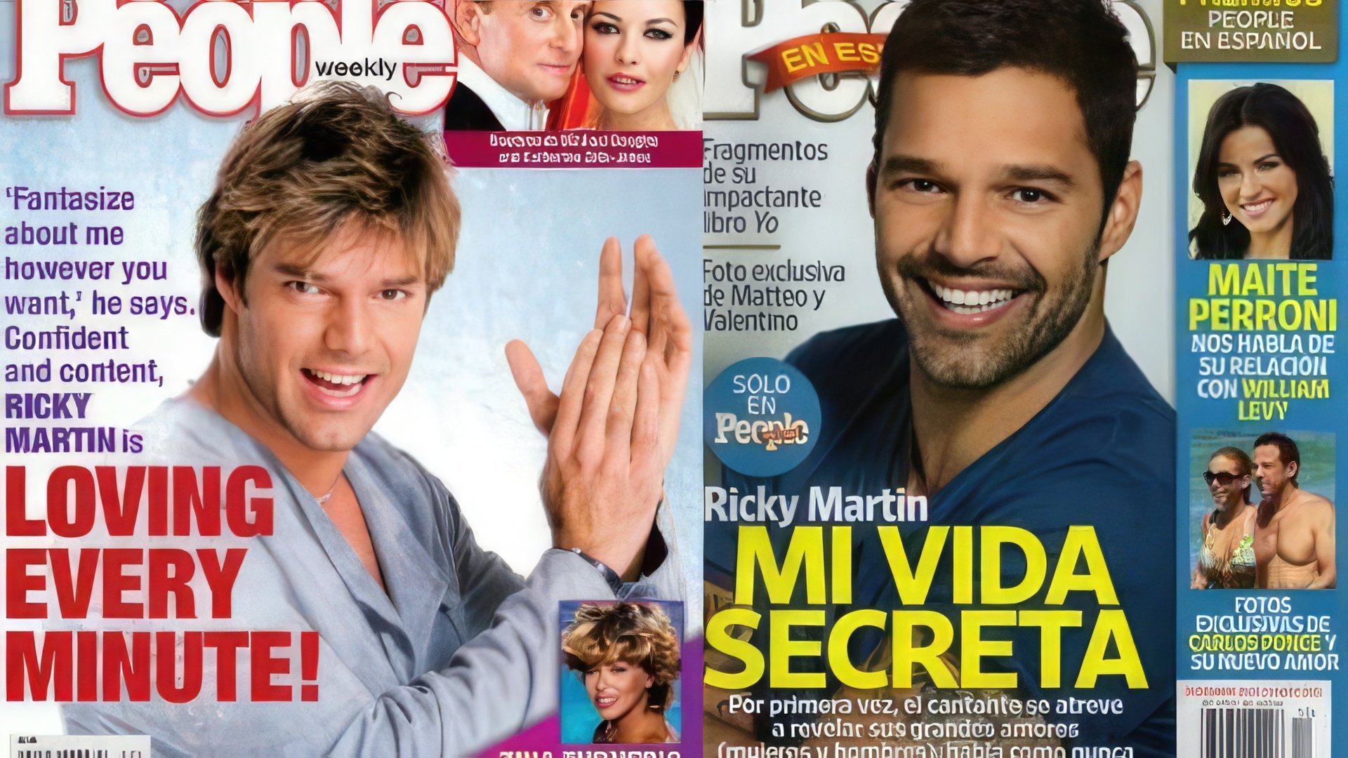 Ricky Martin in People: nella sua giovinezza e ora