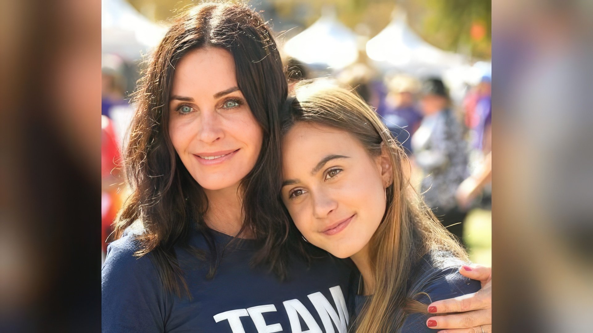 L'attrice e sua figlia