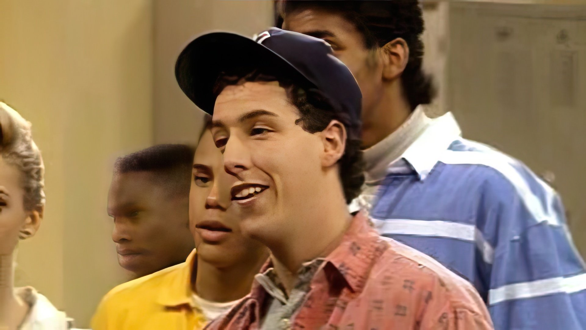 Il giovane Adam Sandler in "The Cosby Show"