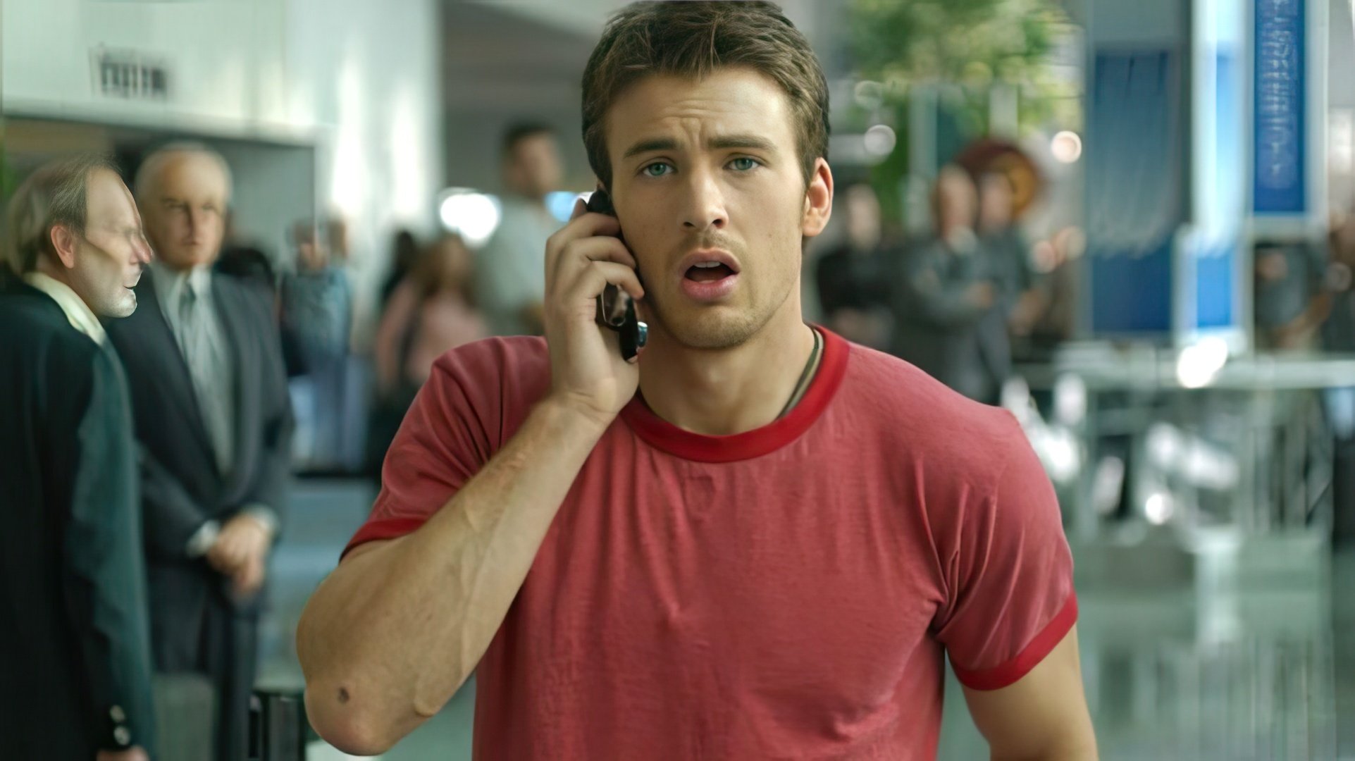 Il giovane Chris Evans in Cellular