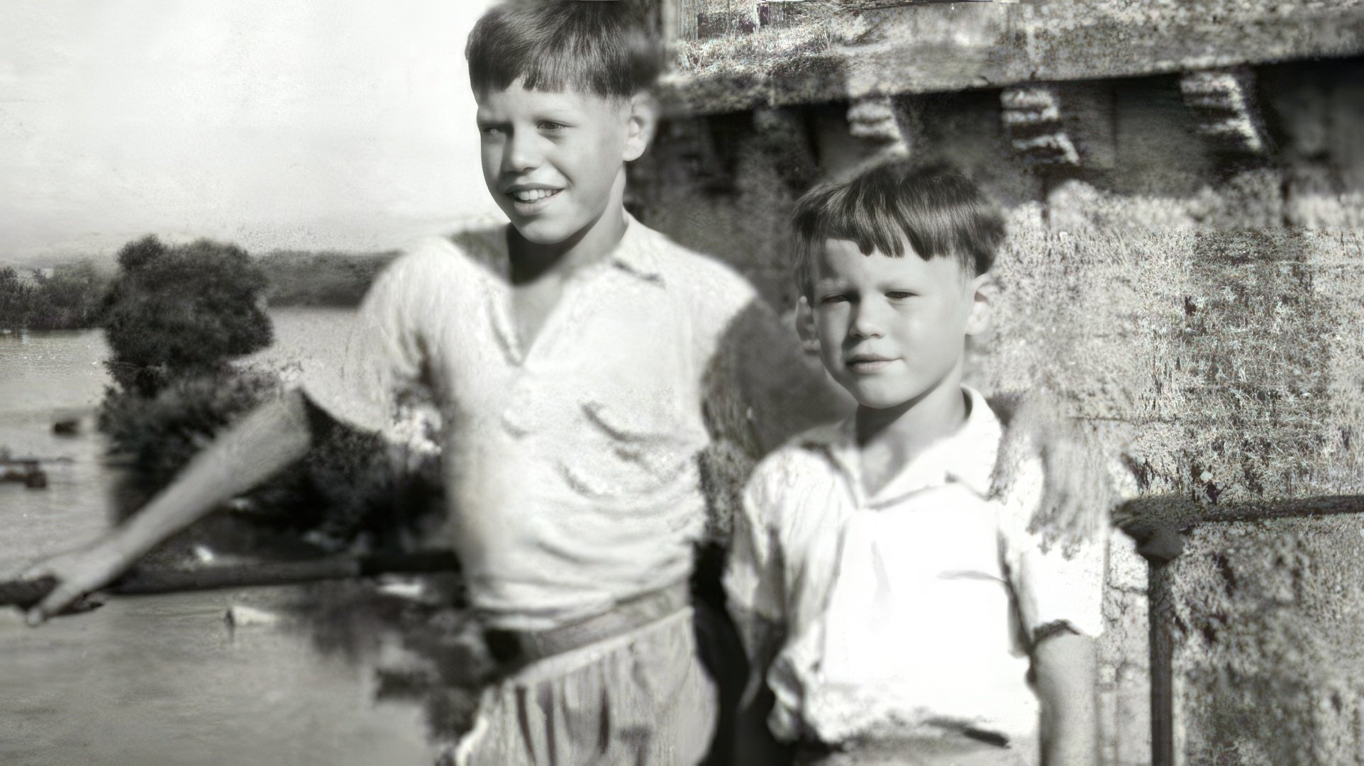 Mick Jagger e il suo fratello minore Chris