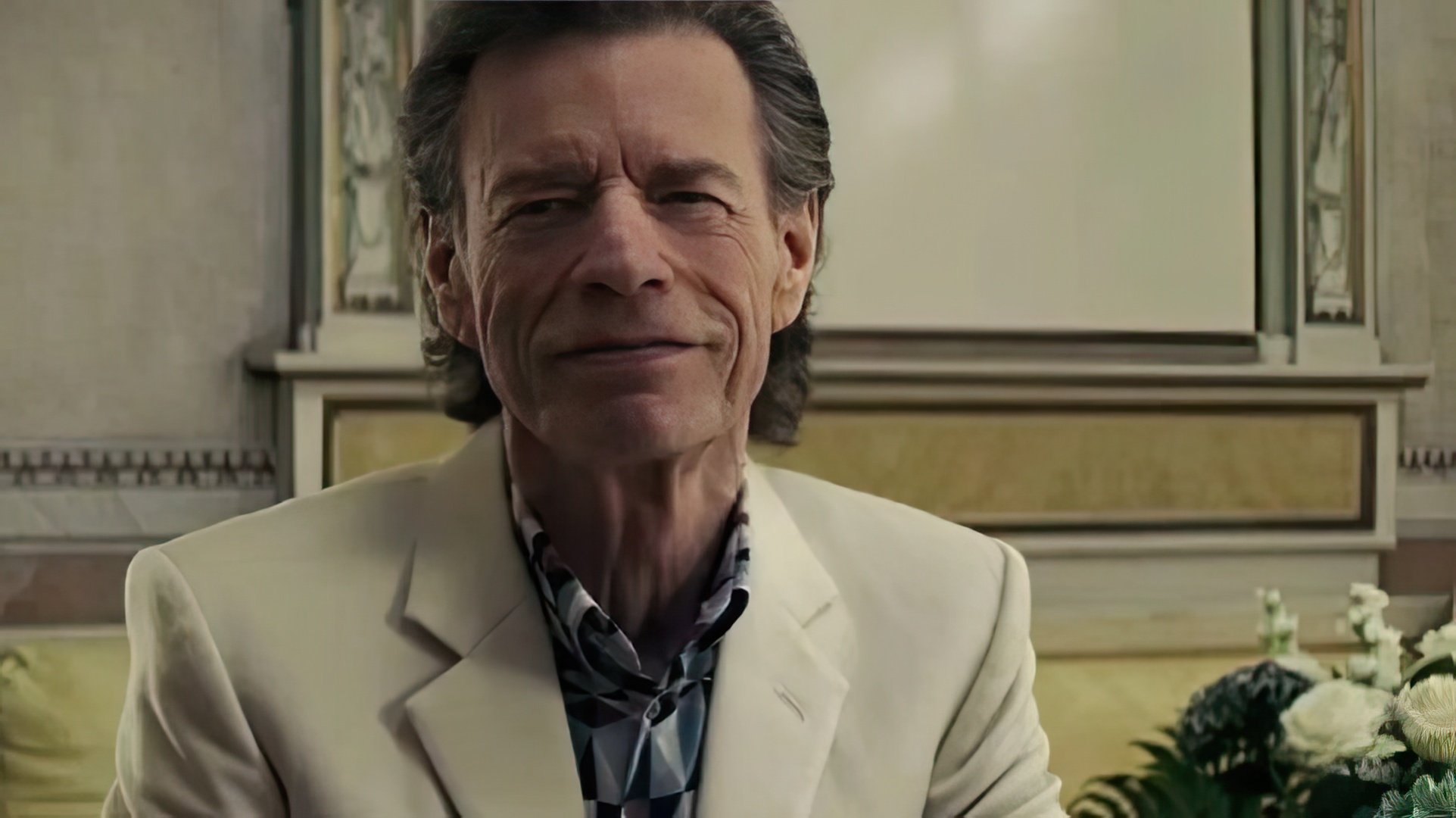Mick Jagger nel film "The Burnt Orange Heresy"