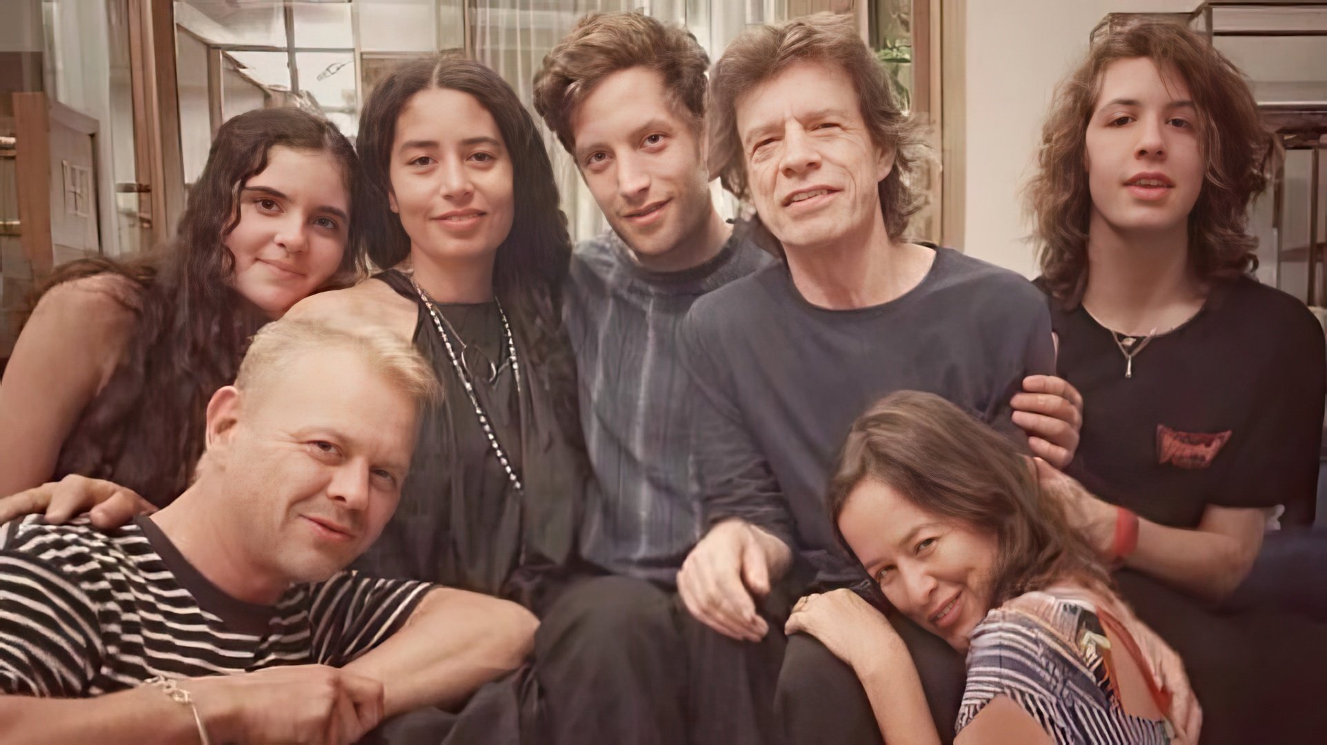 Mick Jagger con i Bambini