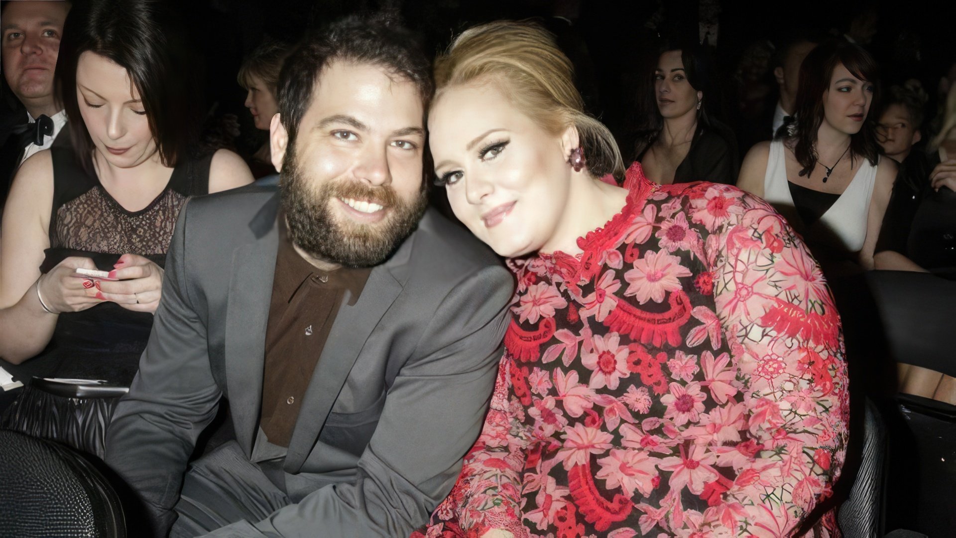 Adele e il suo primo marito Simon Konecki