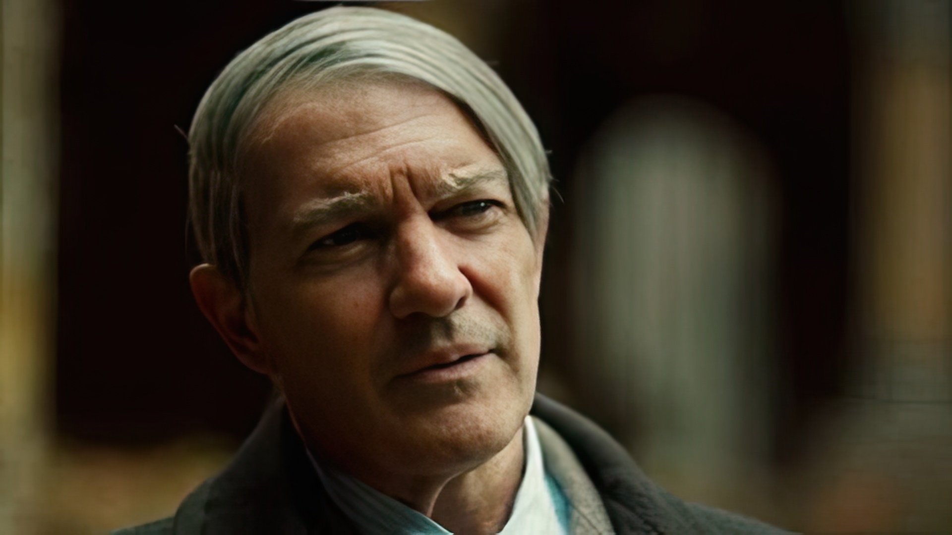 Antonio Banderas nei panni di Pablo Picasso nella serie TV Genius