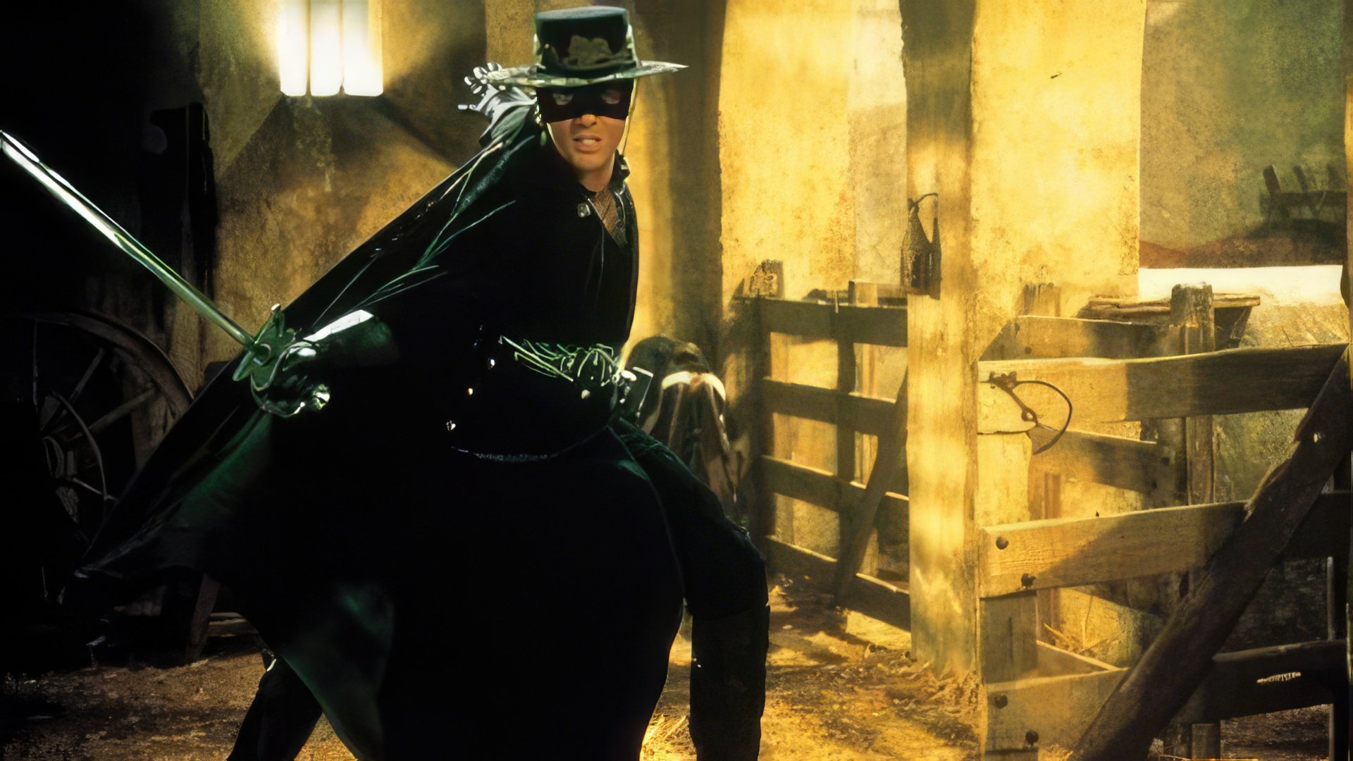 Antonio Banderas in "The Mask of Zorro"