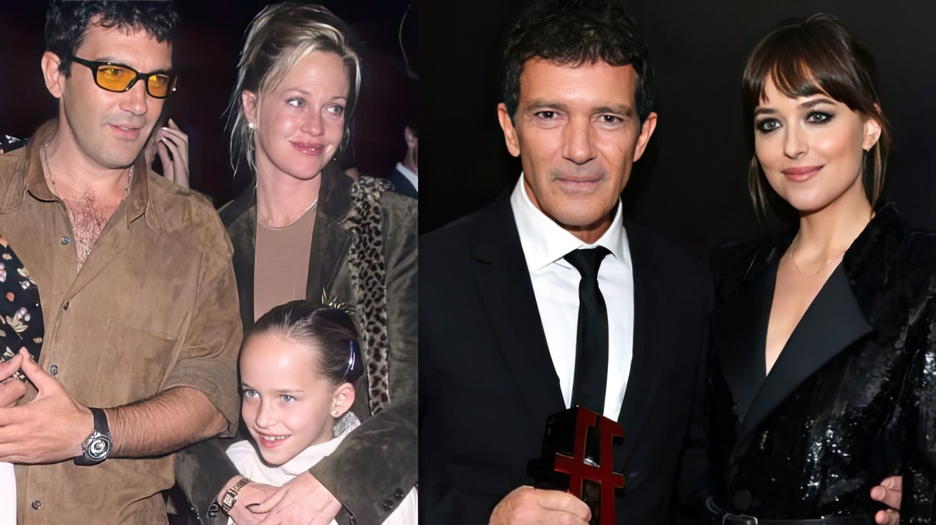 Antonio Banderas è il patrigno di Dakota Johnson, star di "Fifty Shades of Grey"