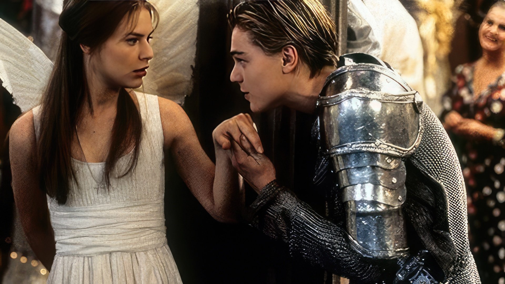 Leonardo DiCaprio e Claire Danes in "Romeo+Juliet"