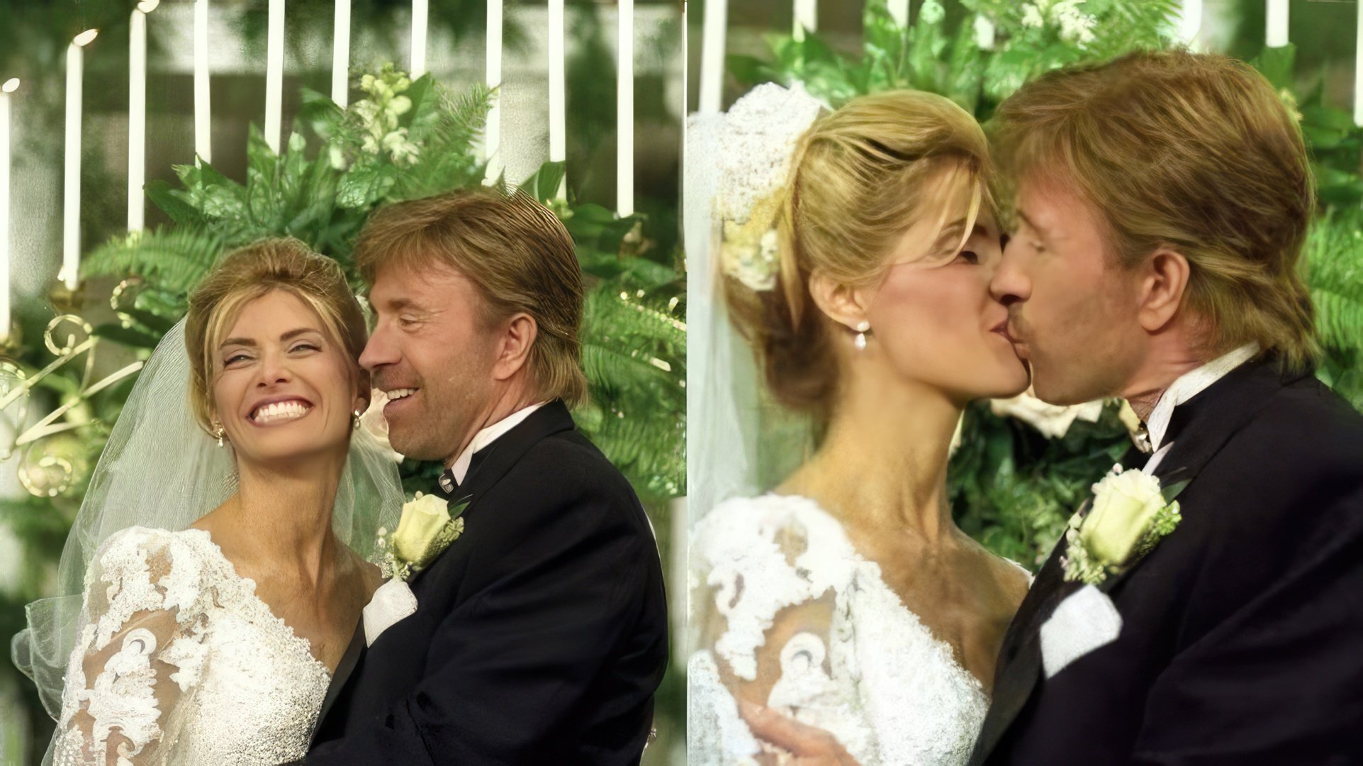 Il matrimonio di Chuck Norris e Gina O'Kelley