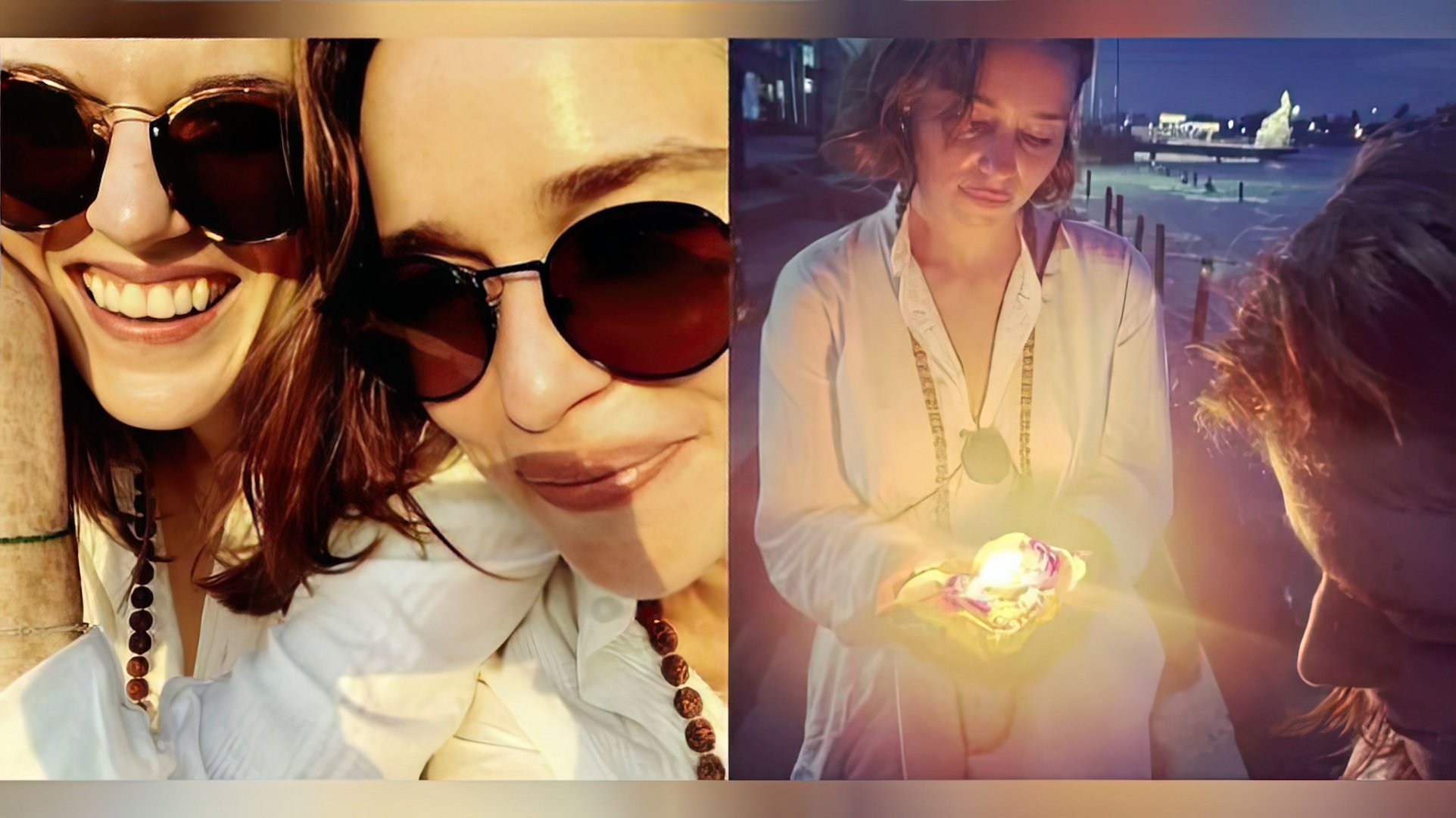 Emilia Clarke e Rose Leslie in vacanza in India