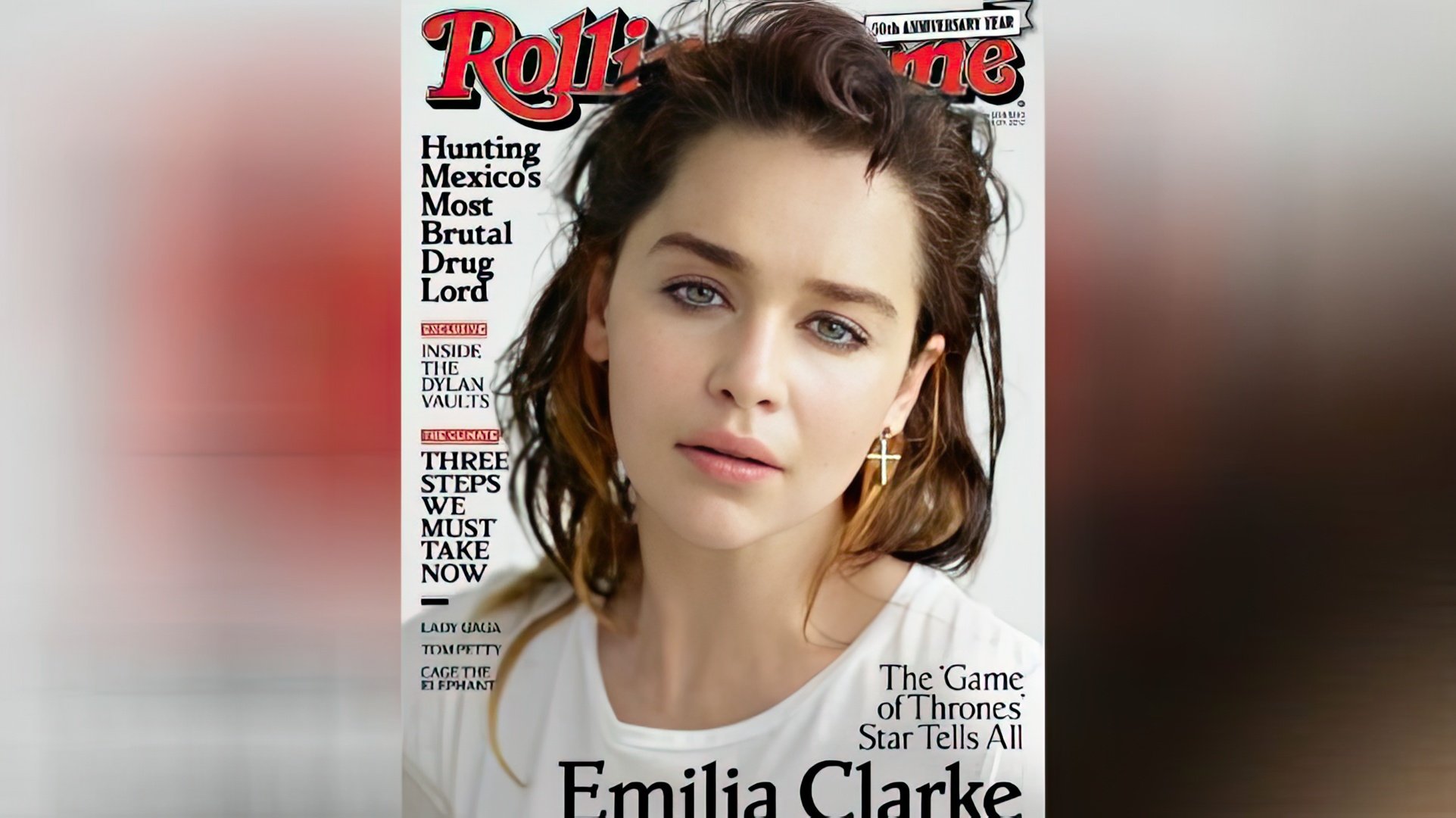 Emilia Clarke sulla copertina di Rolling Stone