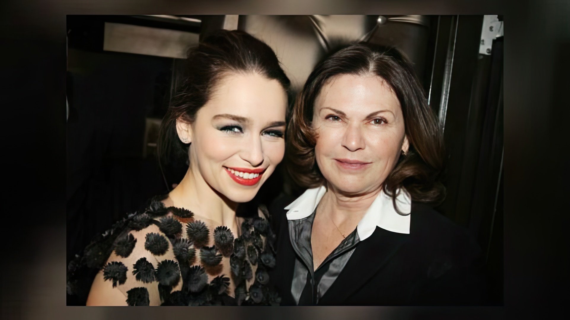 Emilia Clarke con sua madre