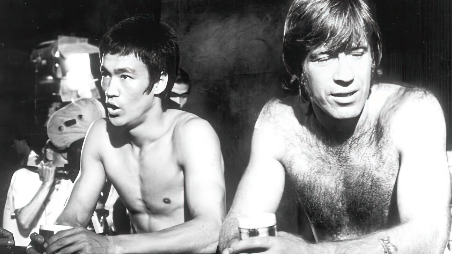 Sul set del film 'The Way of the Dragon'