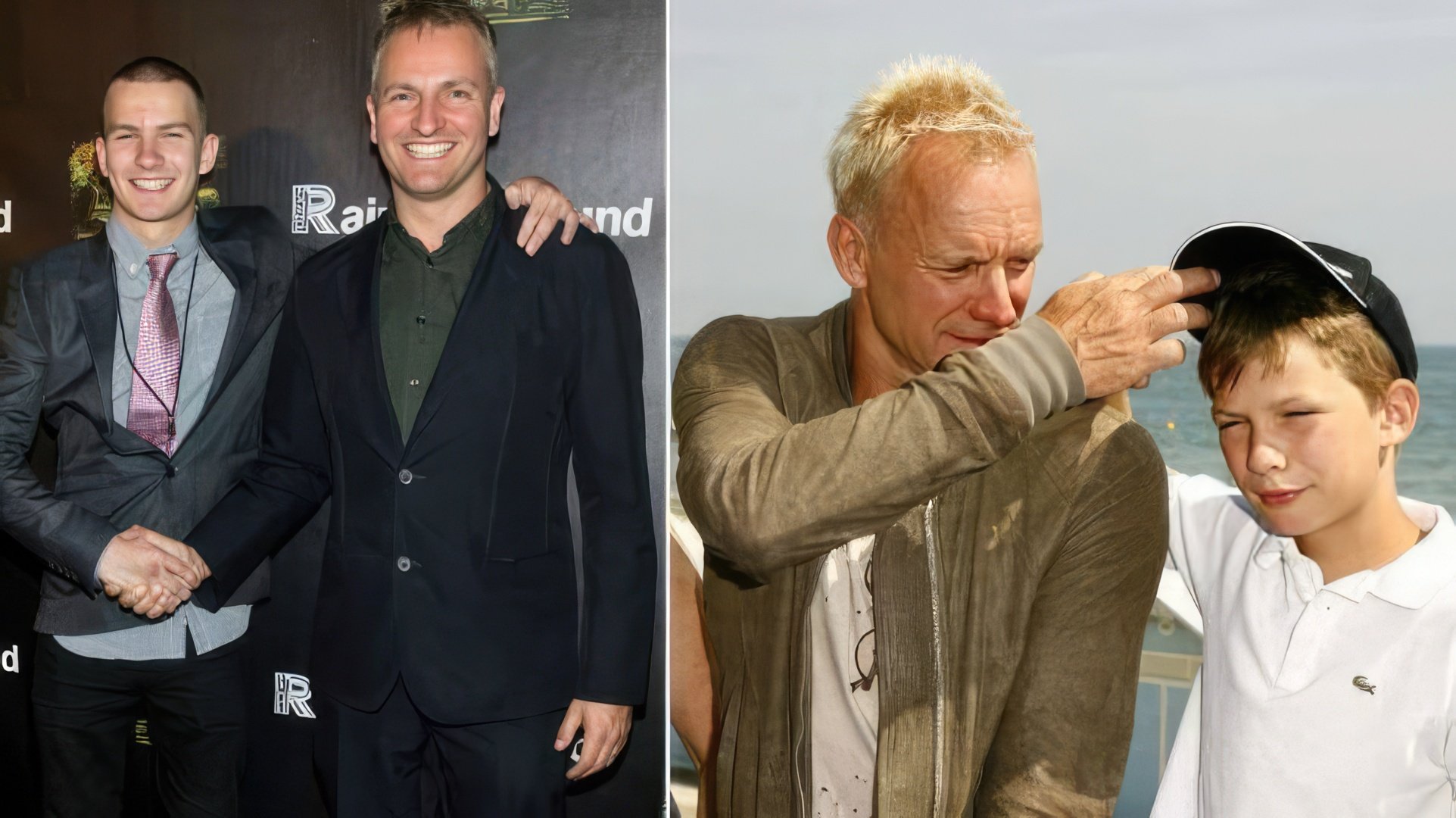 Sting e il suo figlio più giovane, Giacomo