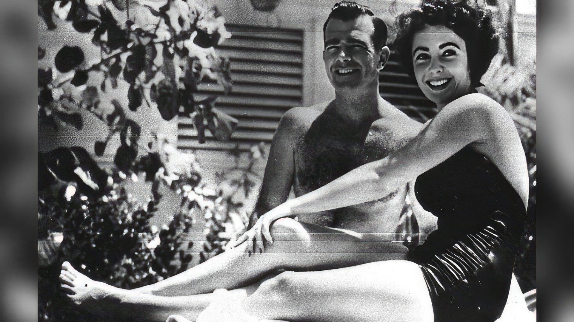 Elizabeth Taylor a 17 anni e William Pauly, il cui corteggiamento ha rifiutato