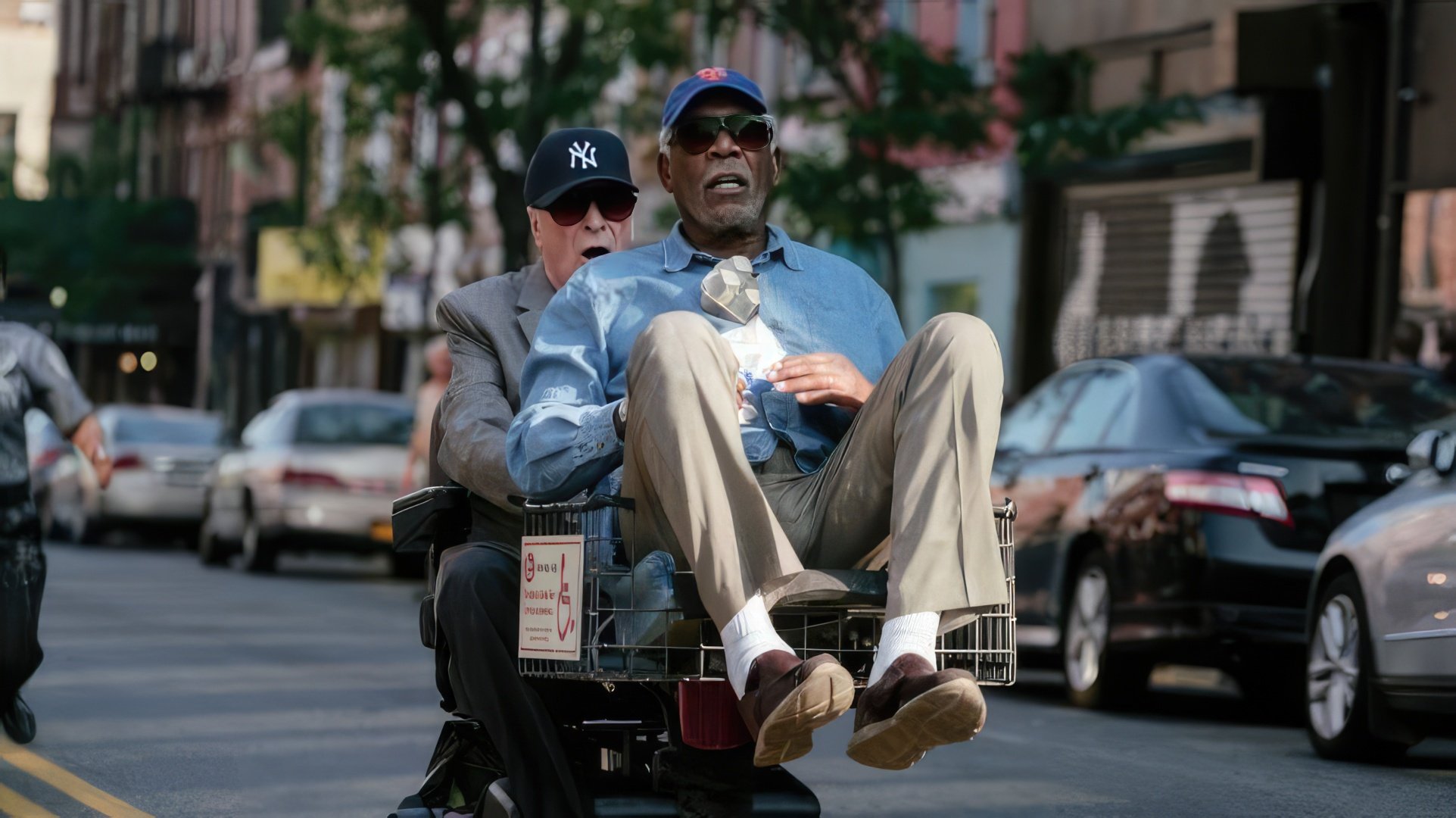 Una scena del film "Going in Style"