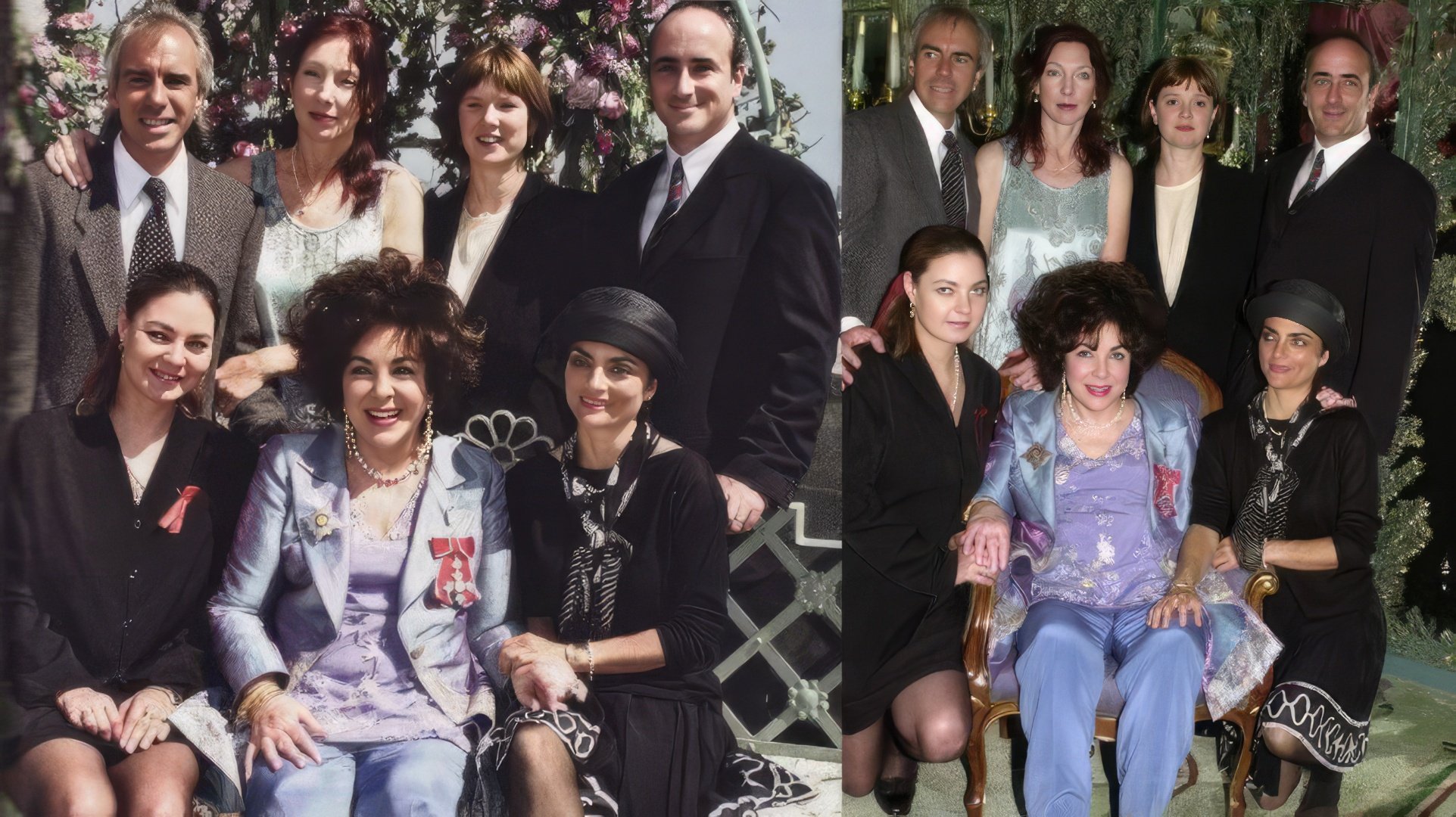 Elizabeth Taylor con i figli