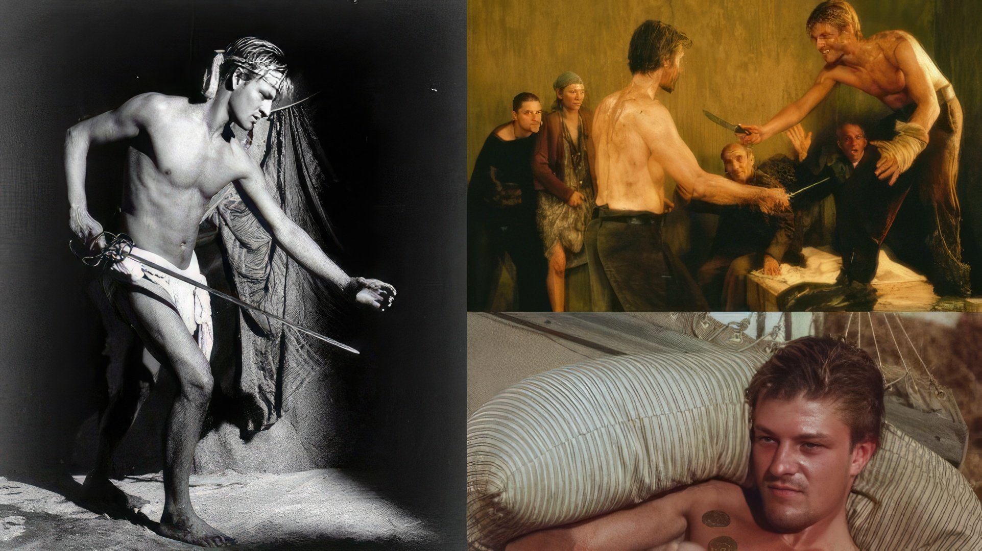 Sean Bean nel film 'Caravaggio'