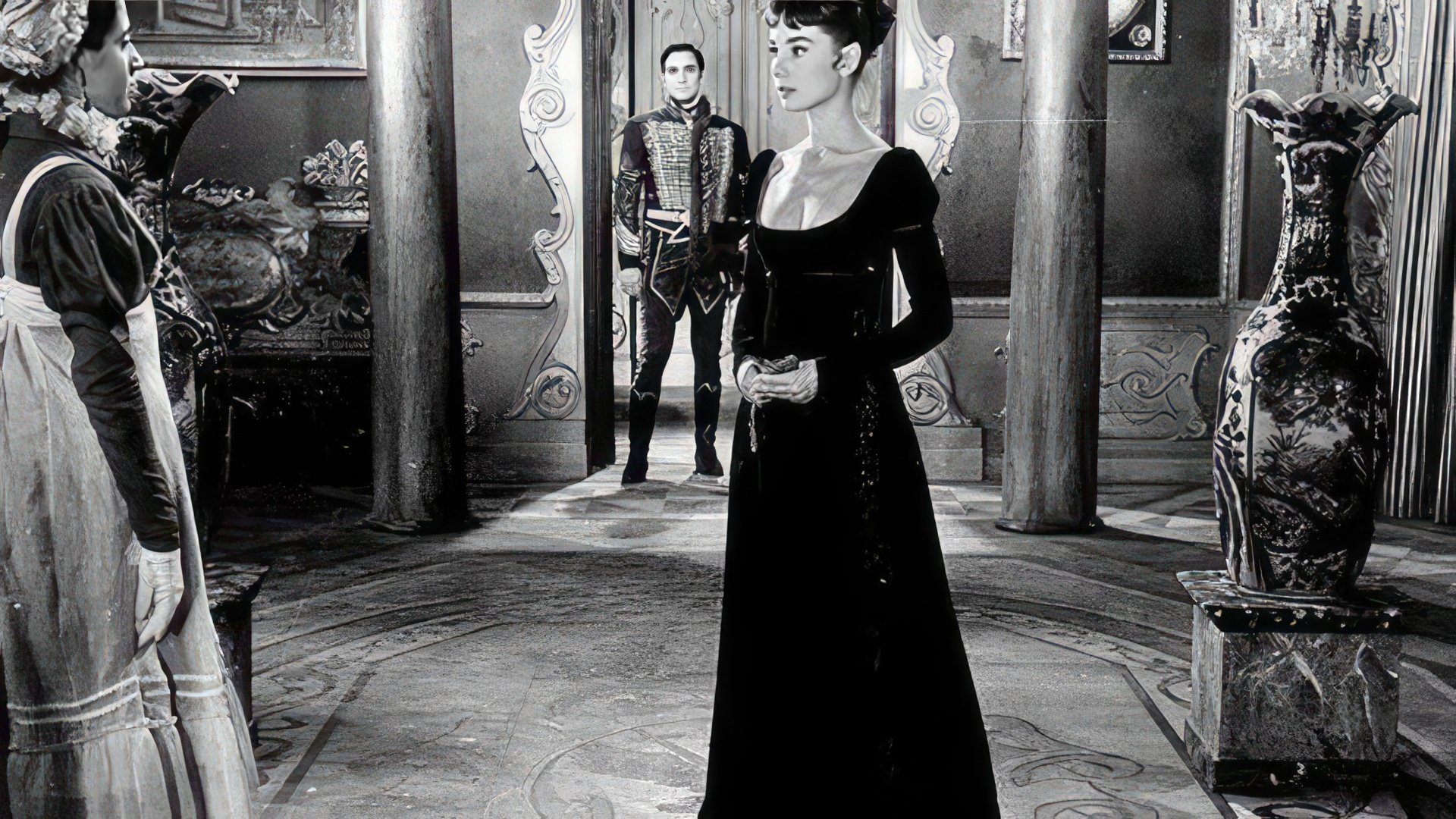 Audrey Hepburn nei panni di Natasha Rostova