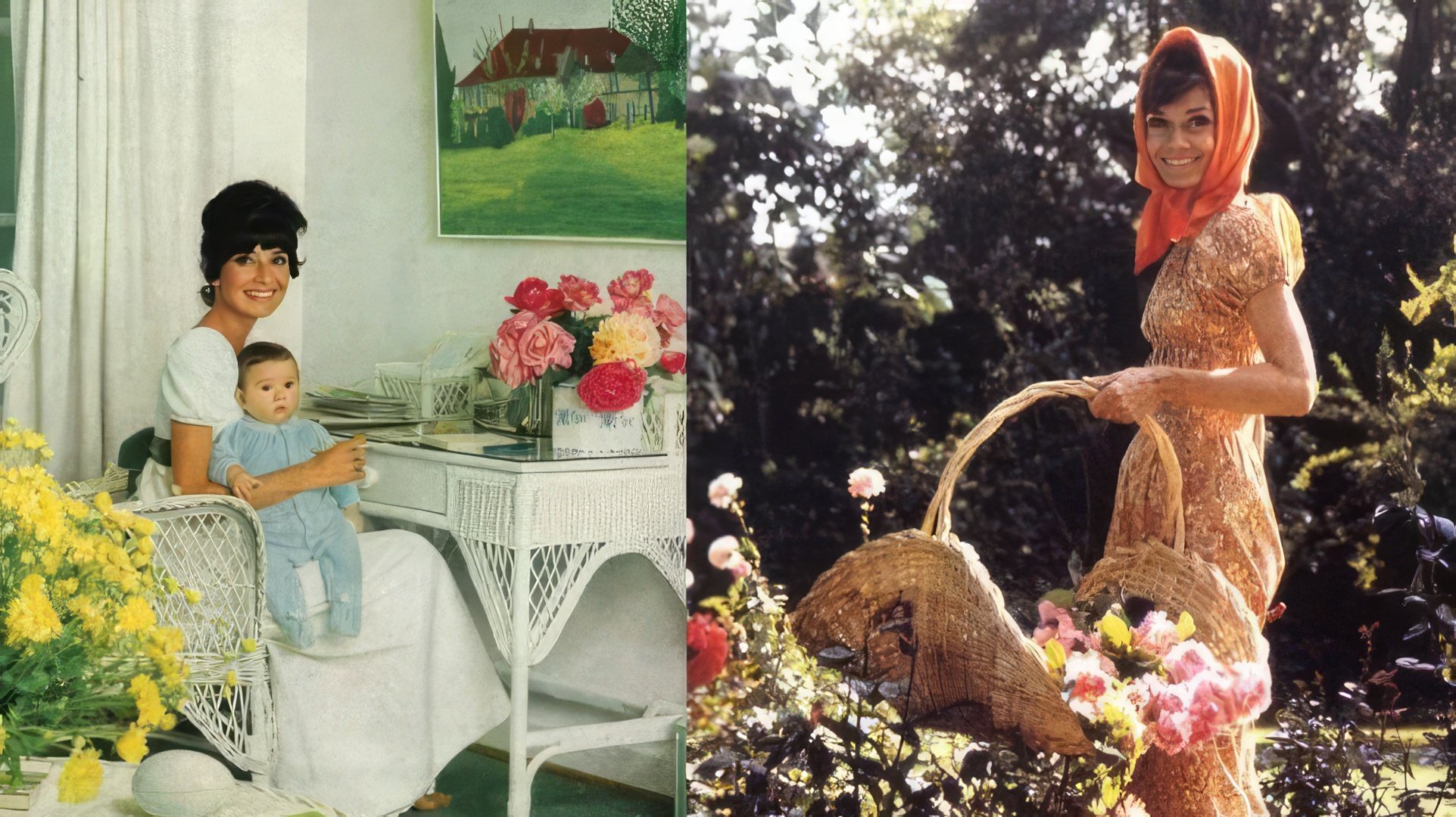 Audrey Hepburn a casa