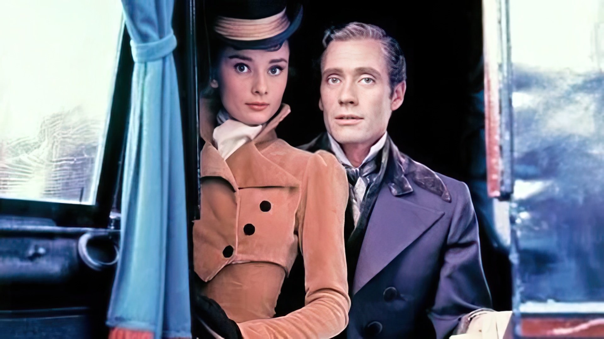 Audrey con l'attore Mel Ferrer