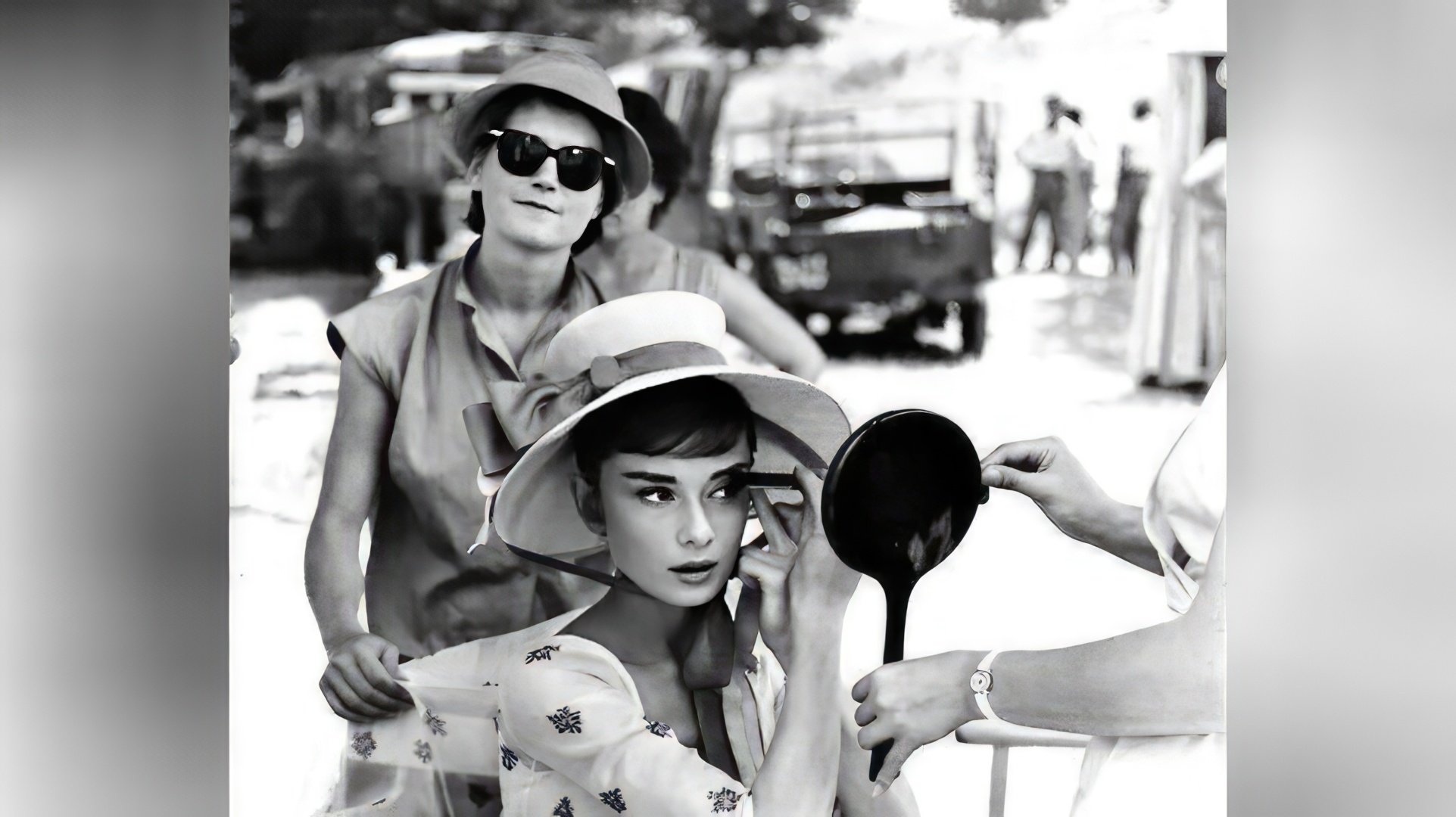 Sul set di 'Guerra e pace', 1955