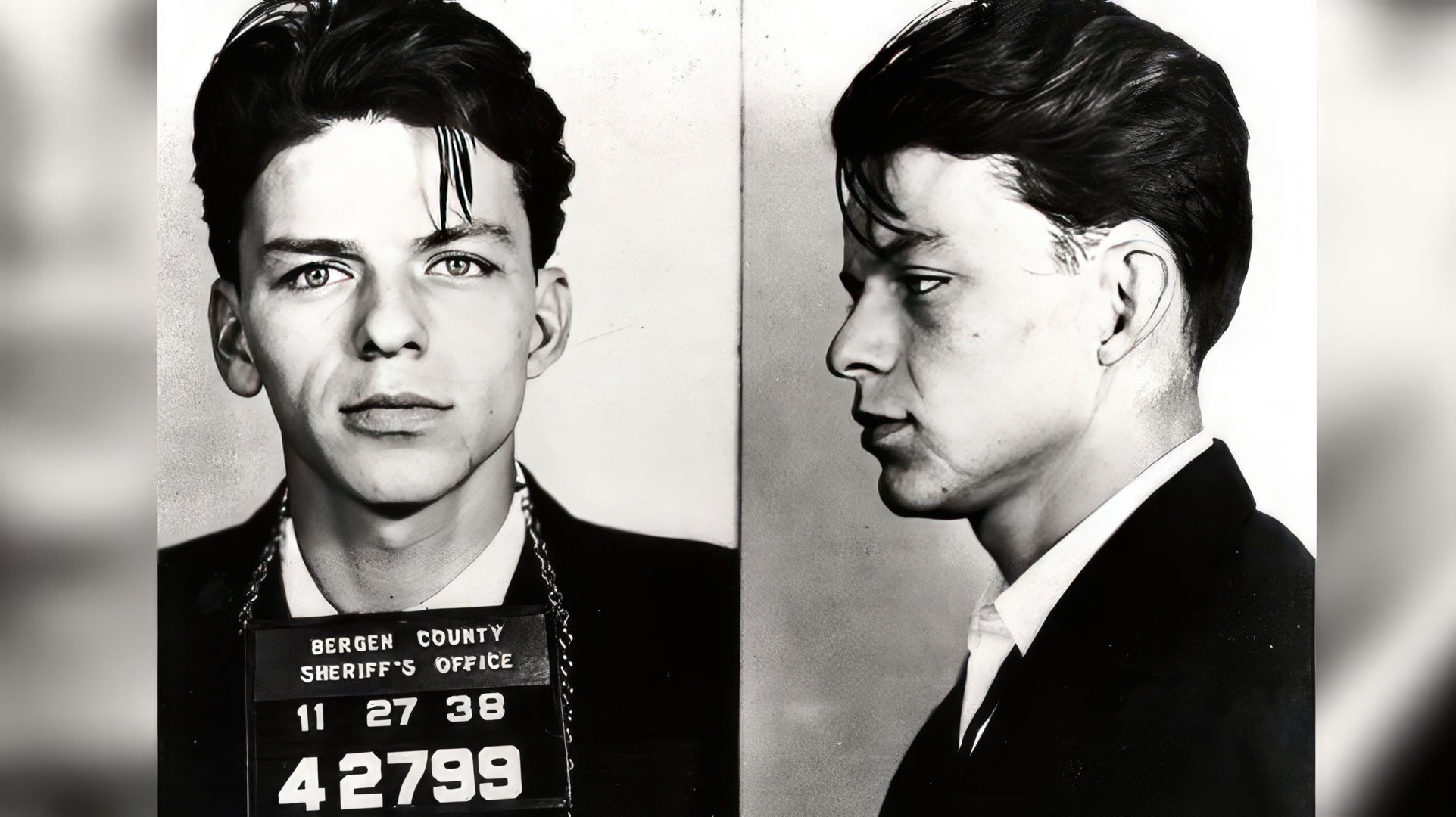 Frank Sinatra arrestato per aver avuto una relazione con una donna sposata (1938)