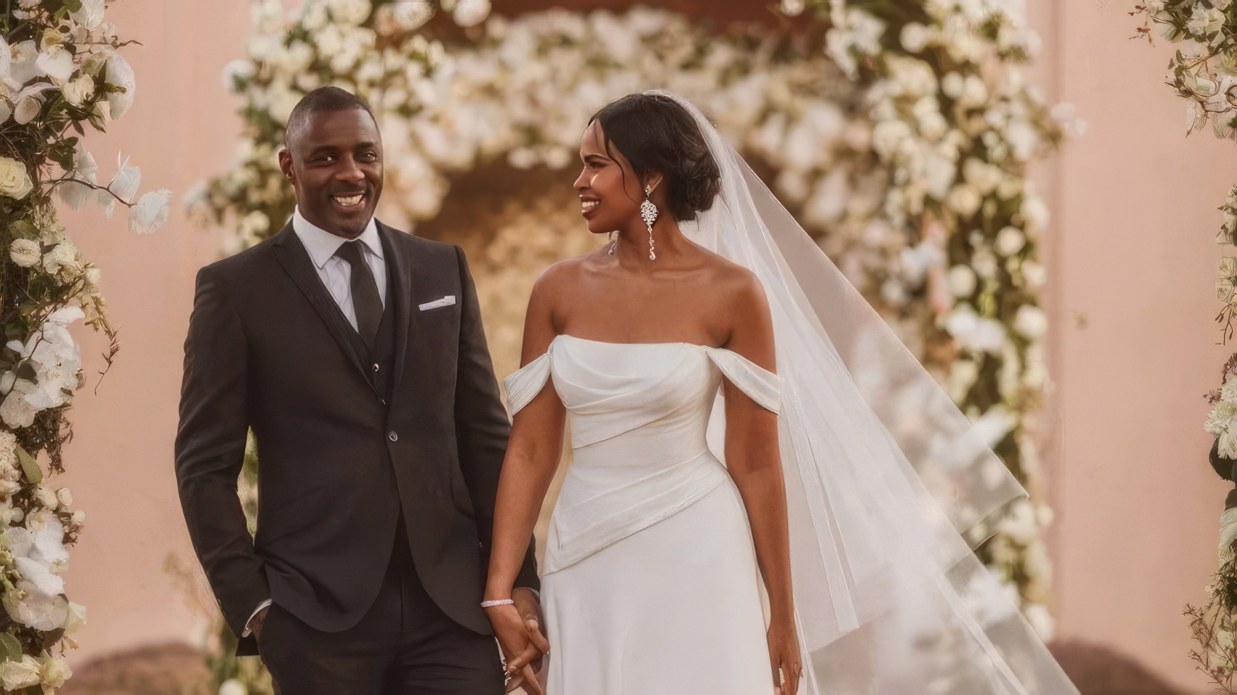 Il matrimonio di Idris Elba e Sabrina Dhowre